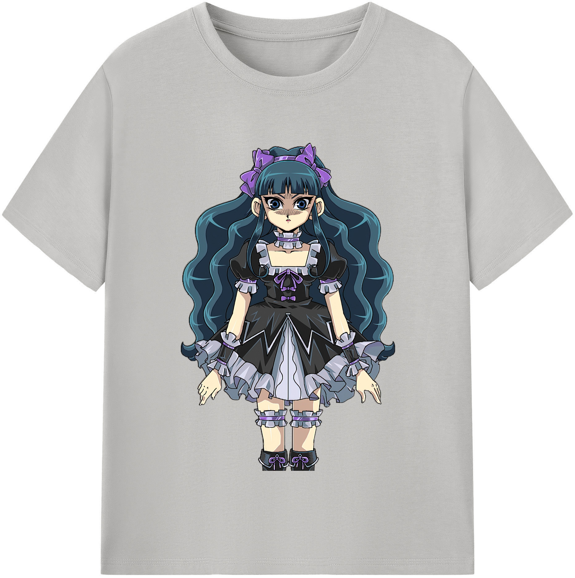 （画像用） 遊☆戯☆王 Yu-Gi-Oh! レディースカジュアルプリントTシャツ（綿100％）