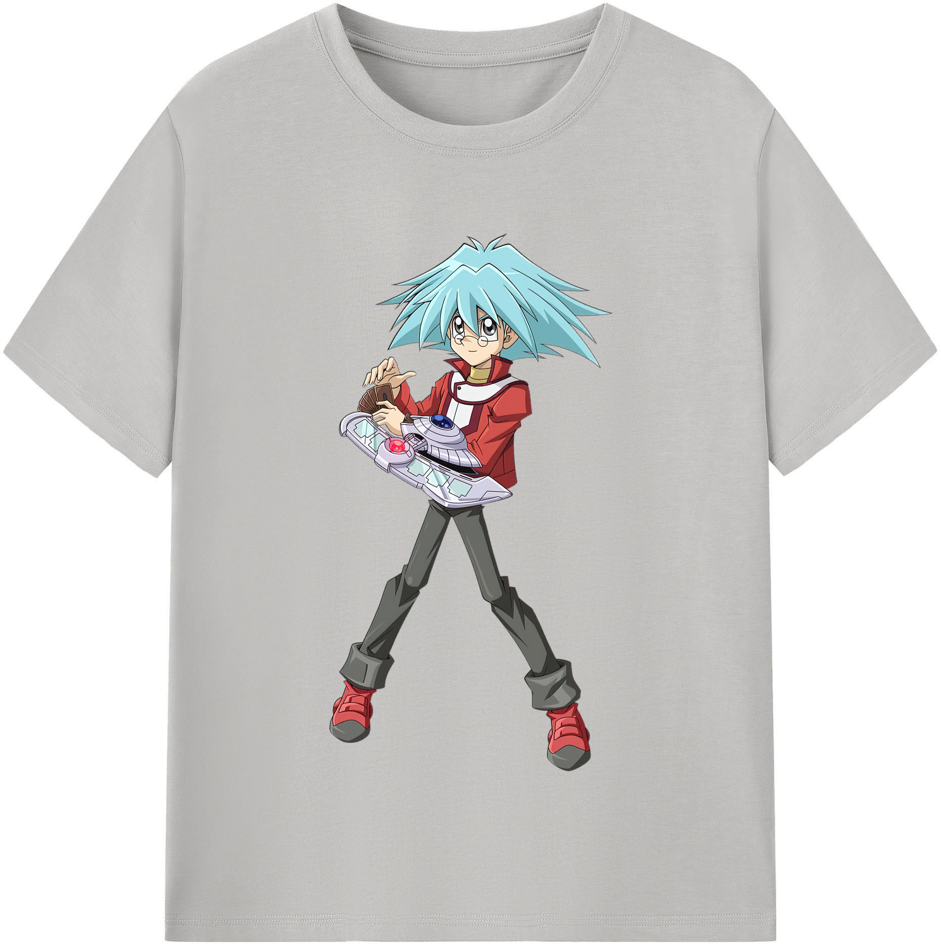 （画像用） 遊☆戯☆王 Yu-Gi-Oh! レディースカジュアルプリントTシャツ（綿100％）