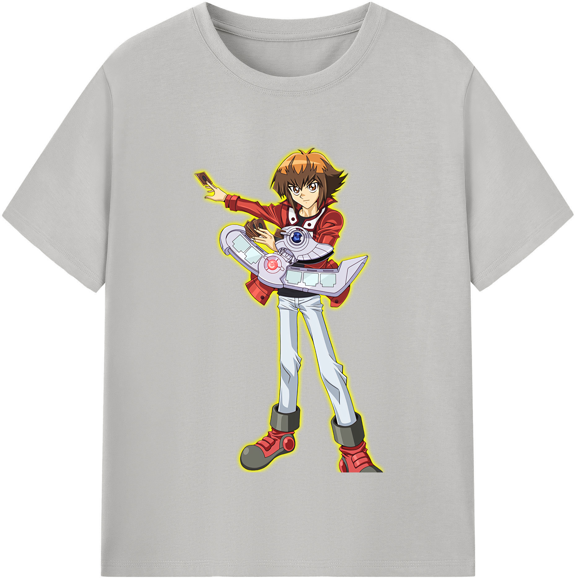 （画像用） 遊☆戯☆王 Yu-Gi-Oh! レディースカジュアルプリントTシャツ（綿100％）
