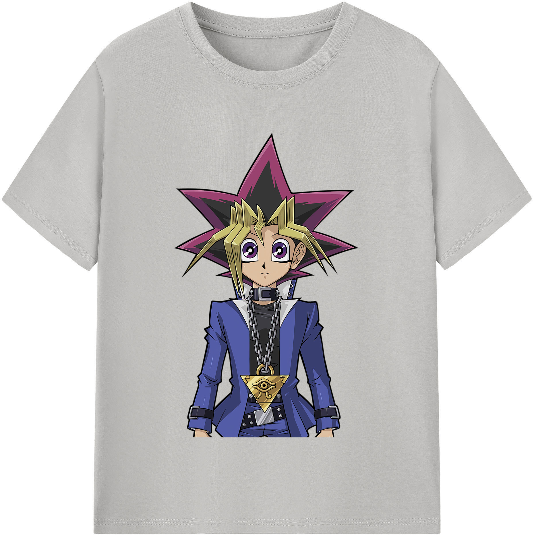 （画像用） 遊☆戯☆王 Yu-Gi-Oh! レディースカジュアルプリントTシャツ（綿100％）