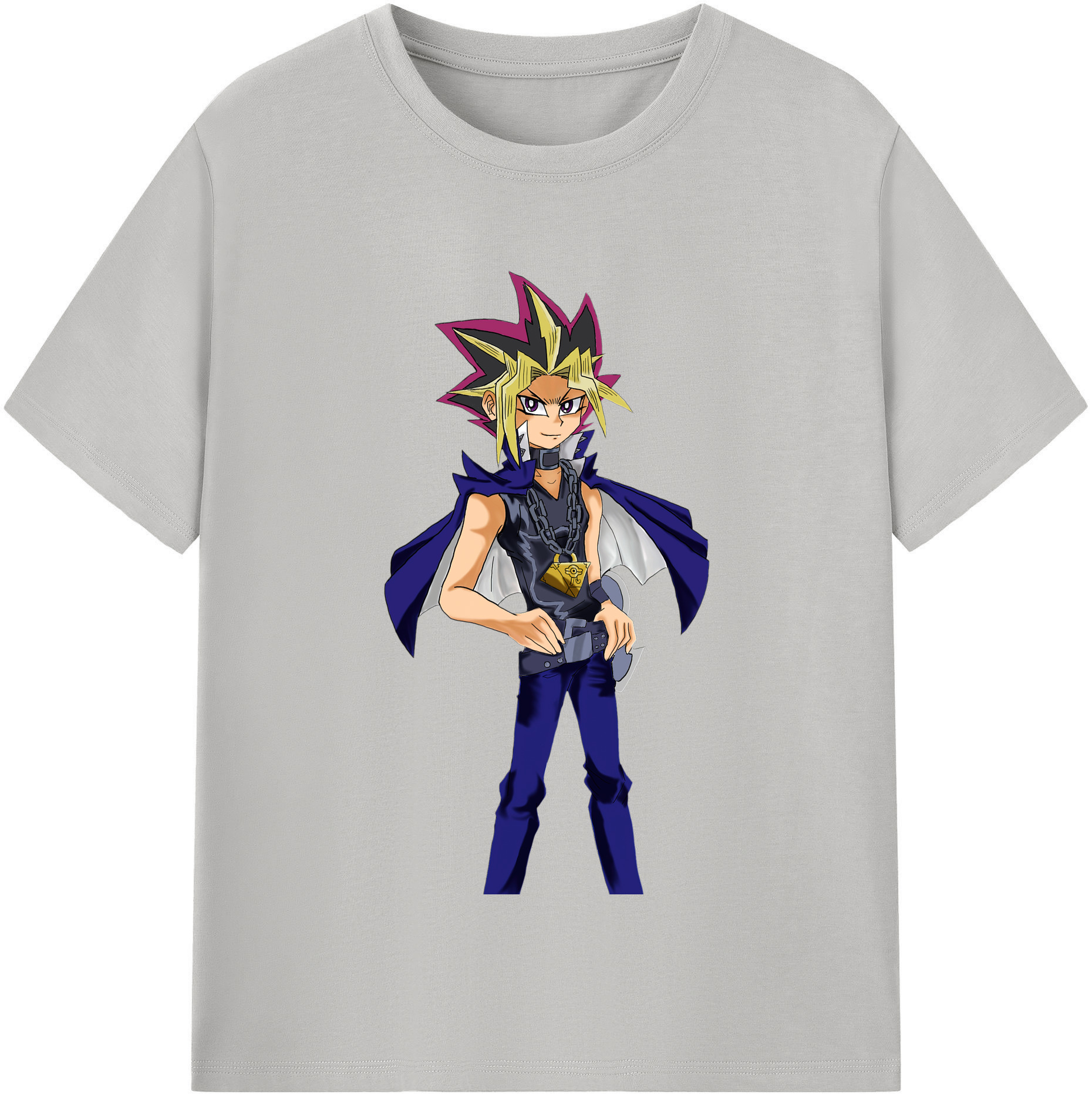 （画像用） 遊☆戯☆王 Yu-Gi-Oh! レディースカジュアルプリントTシャツ（綿100％）