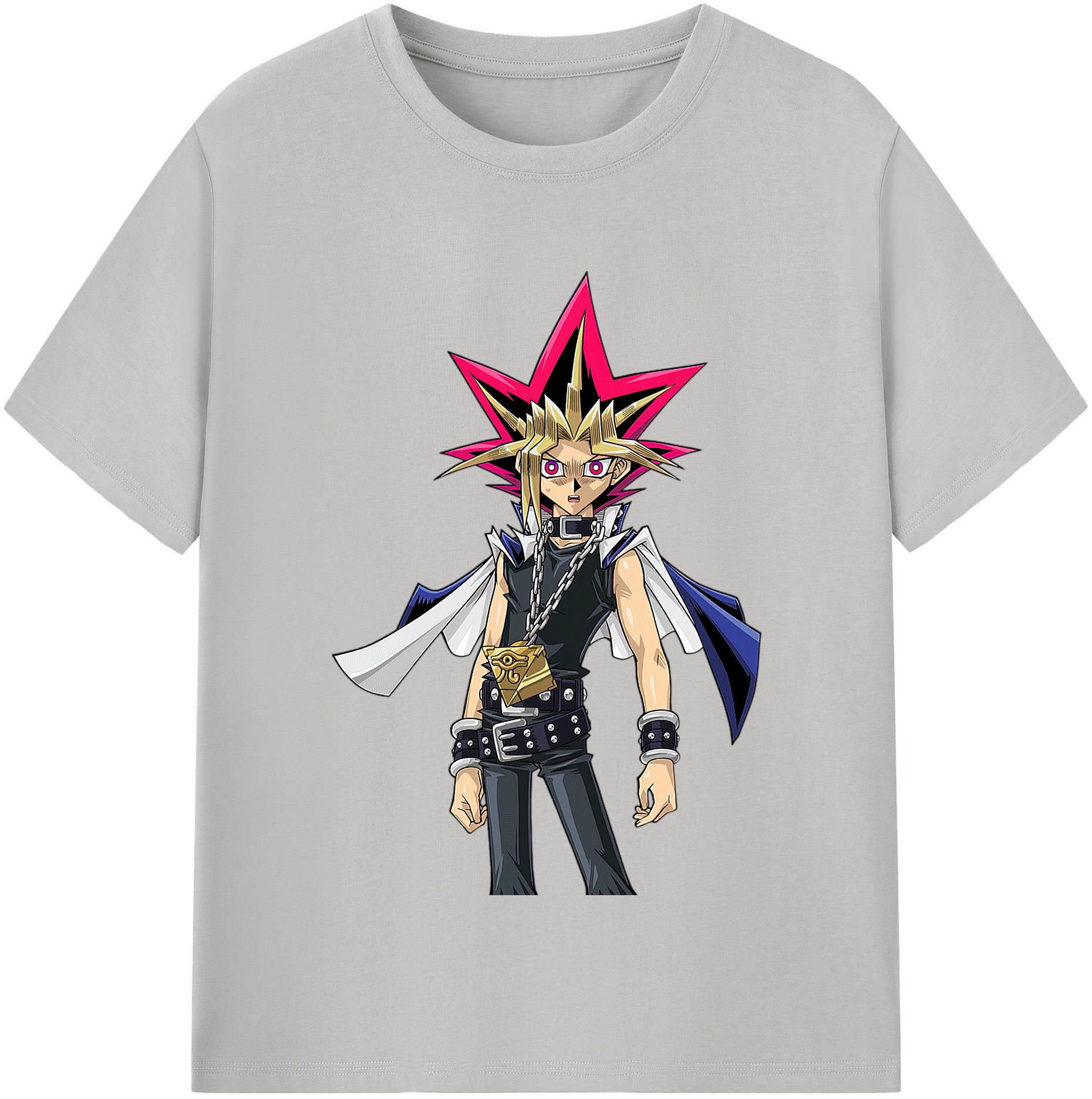 （画像用） 遊☆戯☆王 Yu-Gi-Oh! レディースカジュアルプリントTシャツ（綿100％）