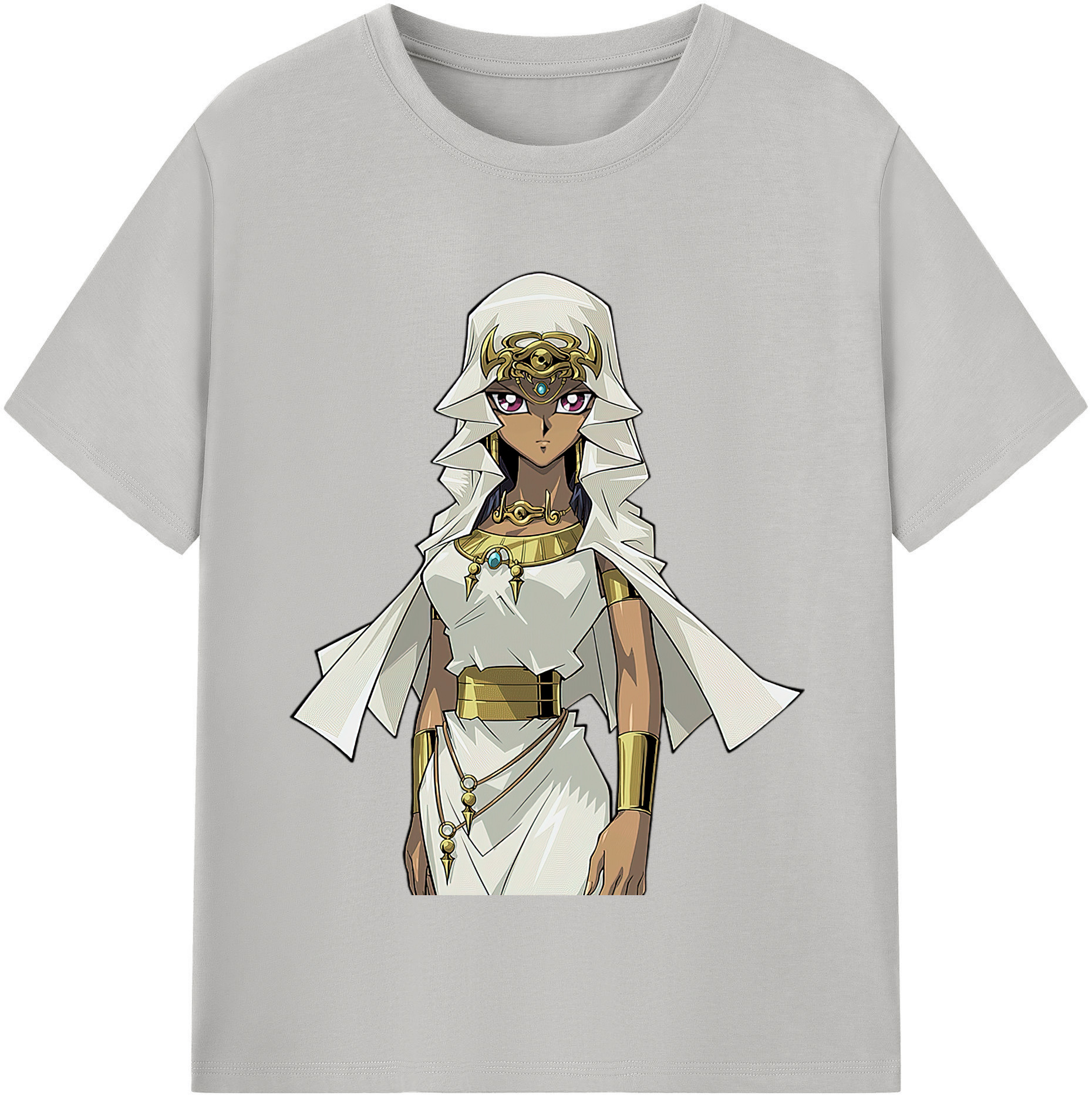 （画像用） 遊☆戯☆王 Yu-Gi-Oh! レディースカジュアルプリントTシャツ（綿100％）