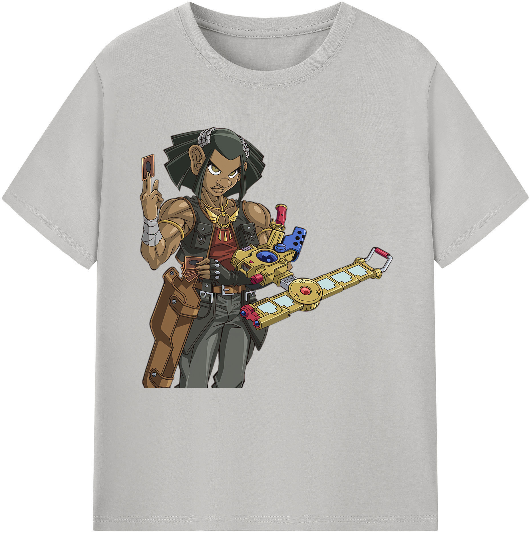 （画像用） 遊☆戯☆王 Yu-Gi-Oh! レディースカジュアルプリントTシャツ（綿100％）