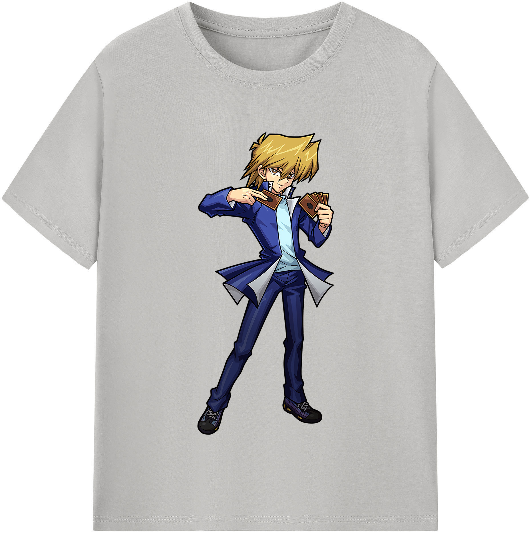 （画像用） 遊☆戯☆王 Yu-Gi-Oh! レディースカジュアルプリントTシャツ（綿100％）