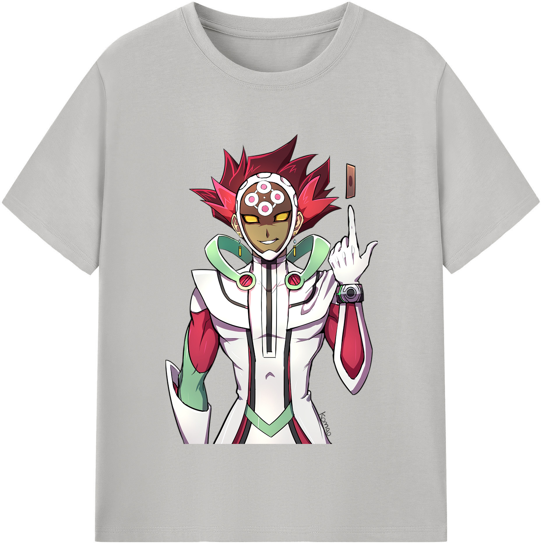 （画像用） 遊☆戯☆王 Yu-Gi-Oh! レディースカジュアルプリントTシャツ（綿100％）