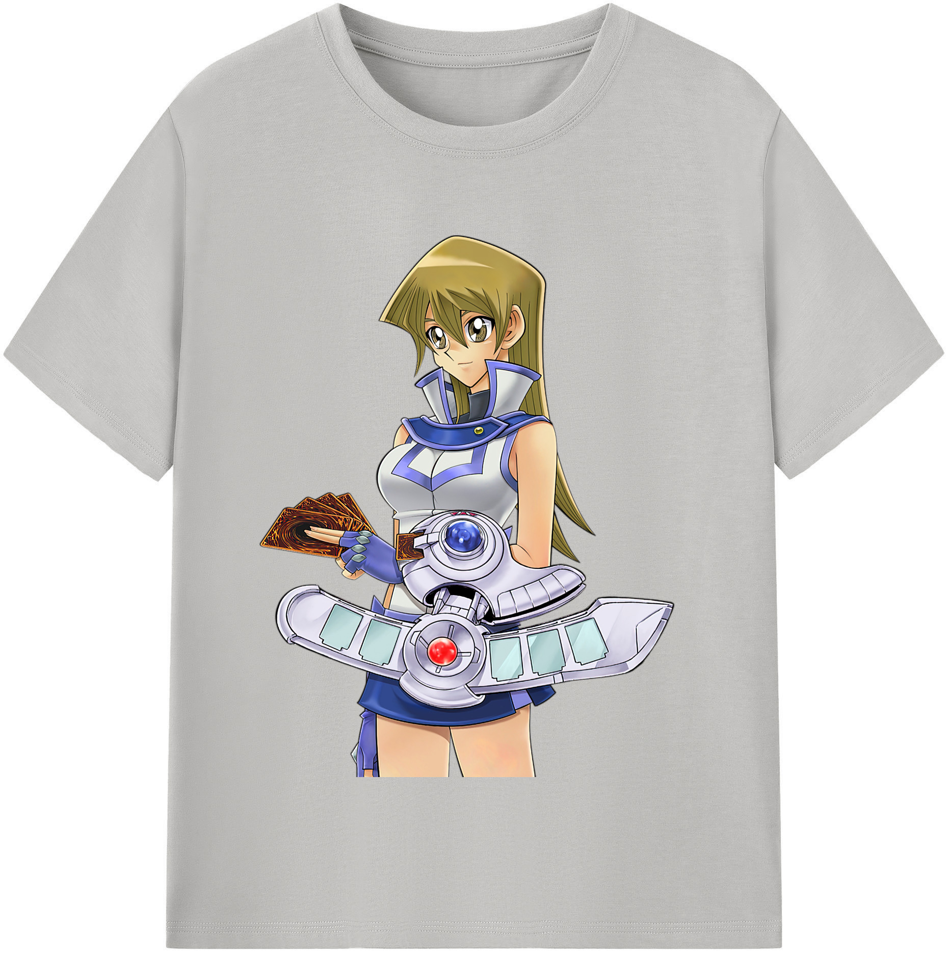 （画像用） 遊☆戯☆王 Yu-Gi-Oh! レディースカジュアルプリントTシャツ（綿100％）