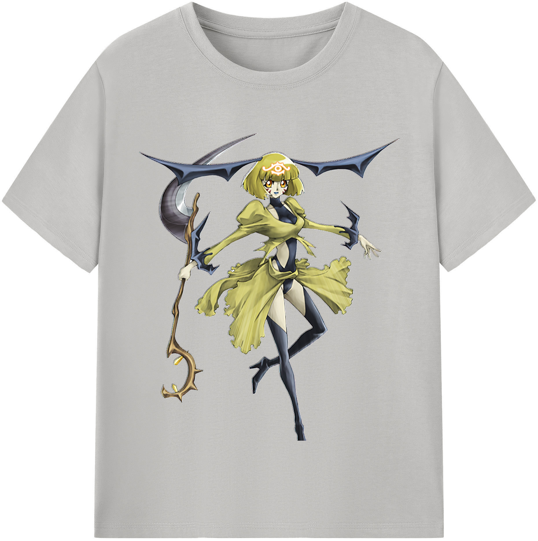 （画像用） 遊☆戯☆王 Yu-Gi-Oh! レディースカジュアルプリントTシャツ（綿100％）