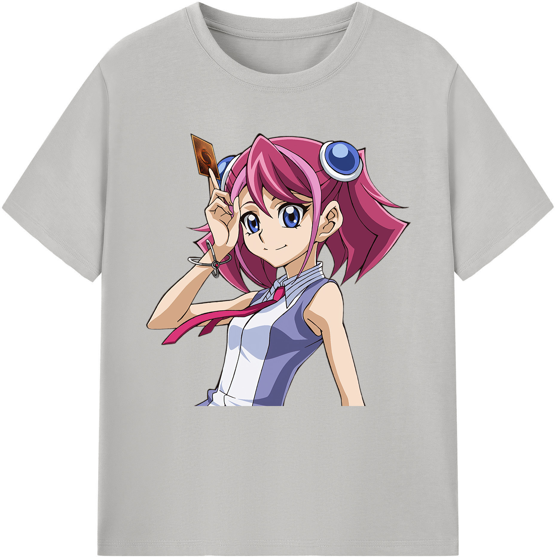 （画像用） 遊☆戯☆王 Yu-Gi-Oh! レディースカジュアルプリントTシャツ（綿100％）