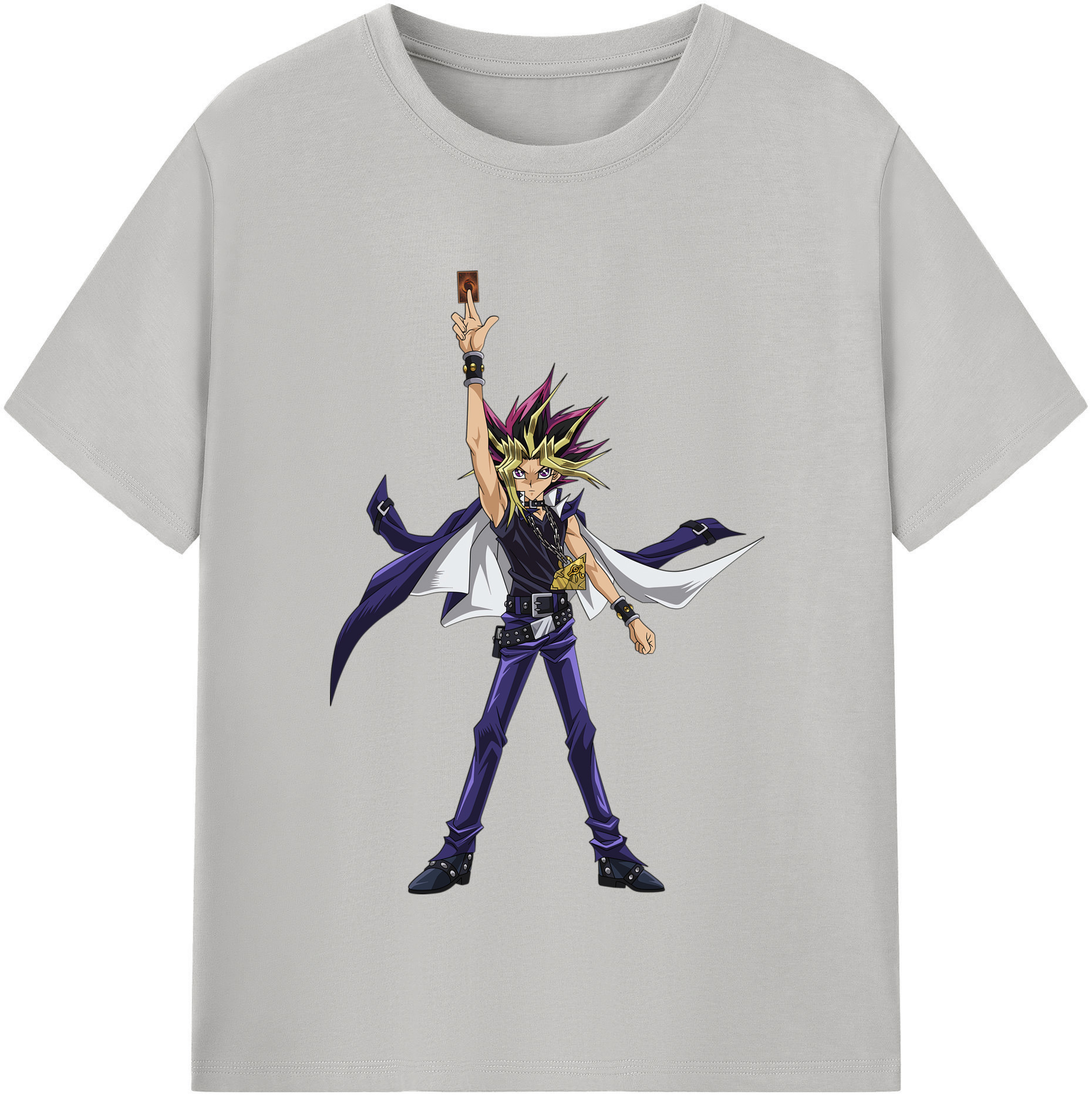 （画像用） 遊☆戯☆王 Yu-Gi-Oh! レディースカジュアルプリントTシャツ（綿100％）