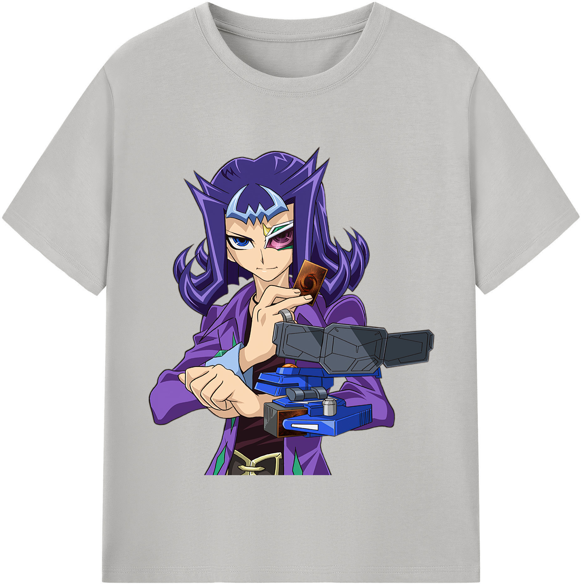 （画像用） 遊☆戯☆王 Yu-Gi-Oh! レディースカジュアルプリントTシャツ（綿100％）
