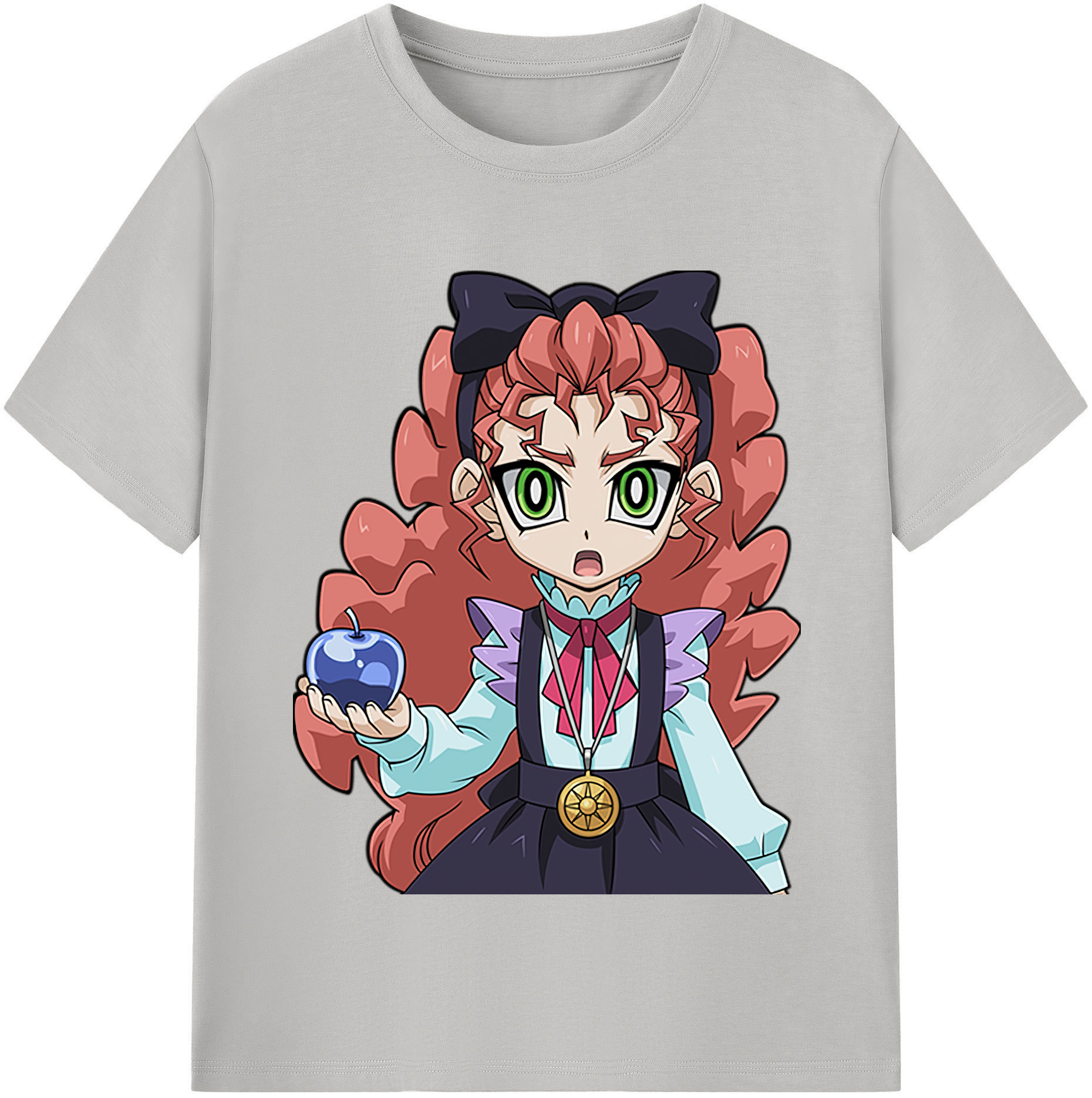 （画像用） 遊☆戯☆王 Yu-Gi-Oh! レディースカジュアルプリントTシャツ（綿100％）