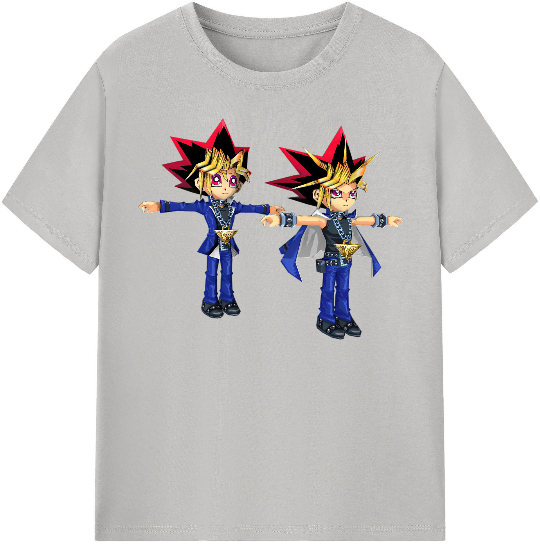（画像用） 遊☆戯☆王 Yu-Gi-Oh! レディースカジュアルプリントTシャツ（綿100％）