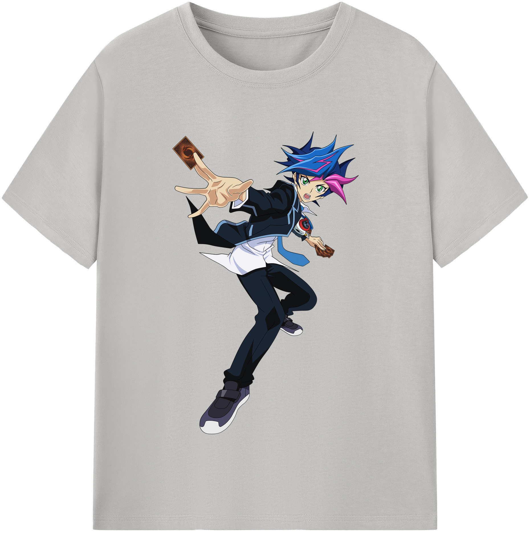 （画像用） 遊☆戯☆王 Yu-Gi-Oh! レディースカジュアルプリントTシャツ（綿100％）
