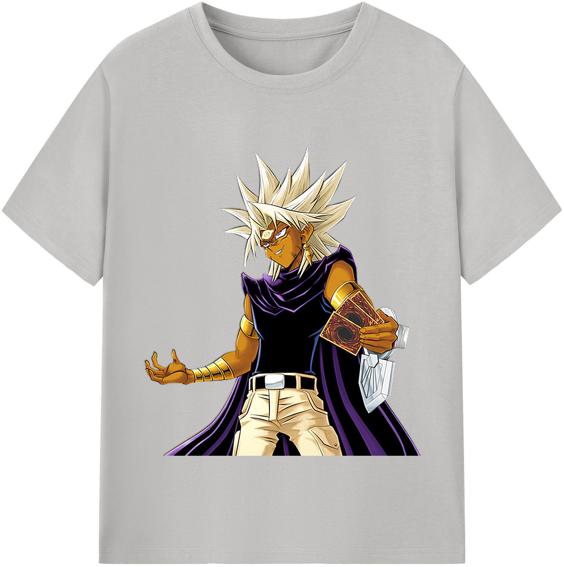 （画像用） 遊☆戯☆王 Yu-Gi-Oh! レディースカジュアルプリントTシャツ（綿100％）