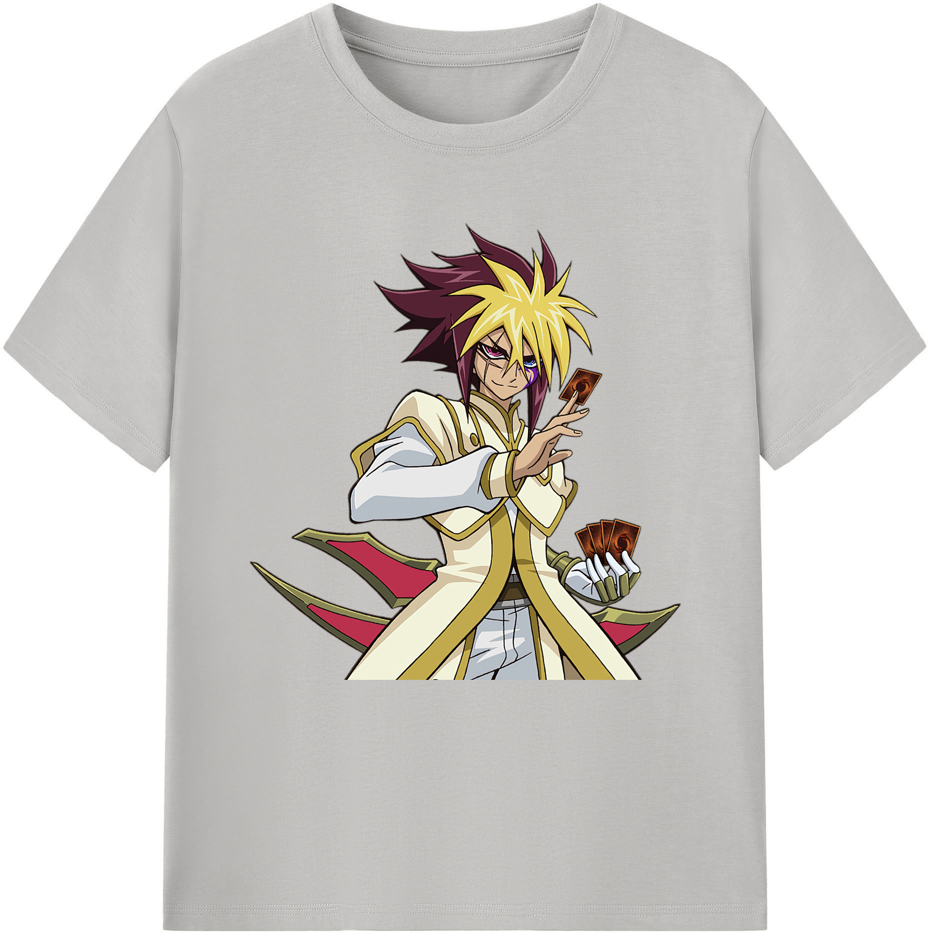 （画像用） 遊☆戯☆王 Yu-Gi-Oh! レディースカジュアルプリントTシャツ（綿100％）