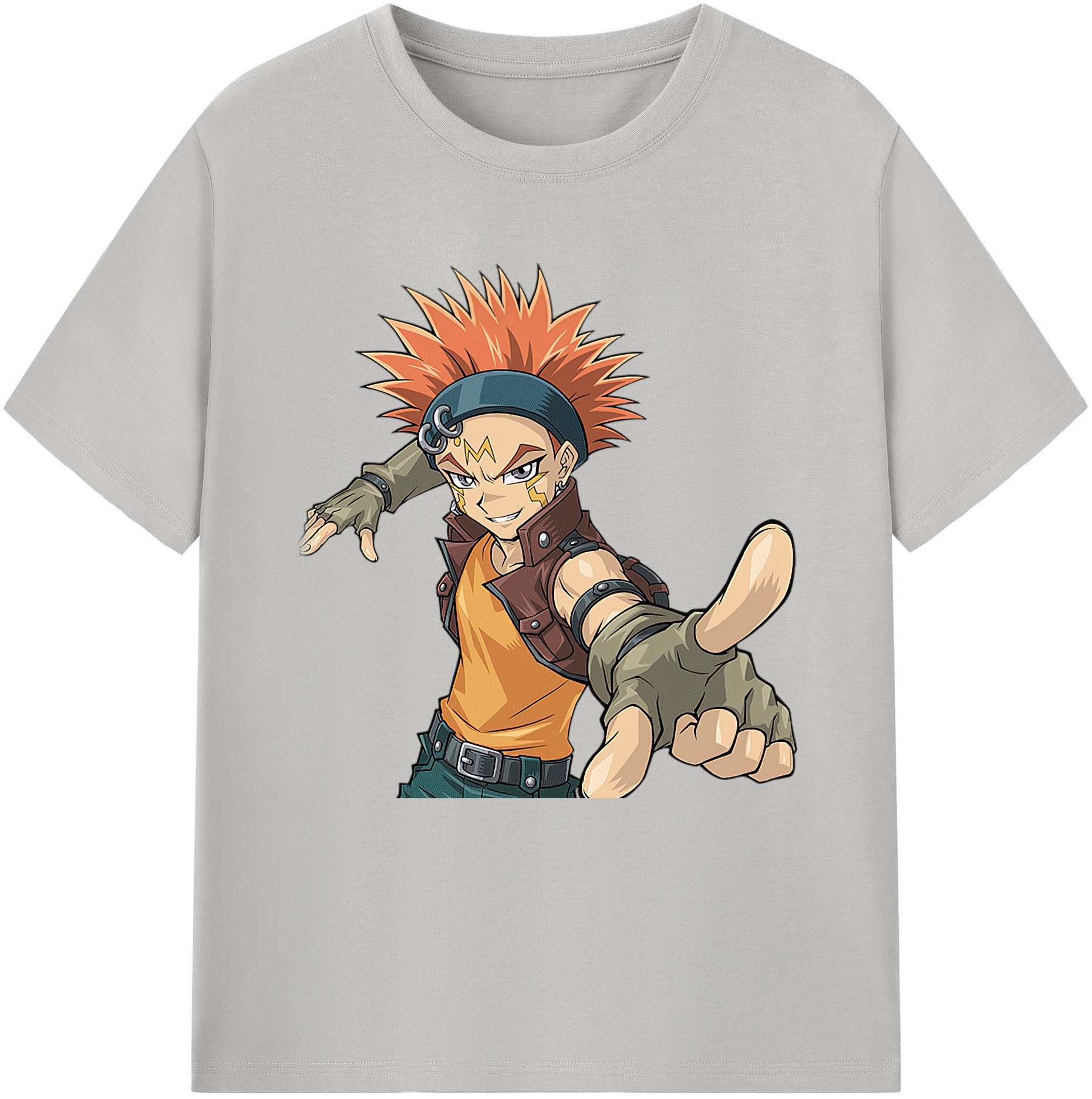 （画像用） 遊☆戯☆王 Yu-Gi-Oh! レディースカジュアルプリントTシャツ（綿100％）