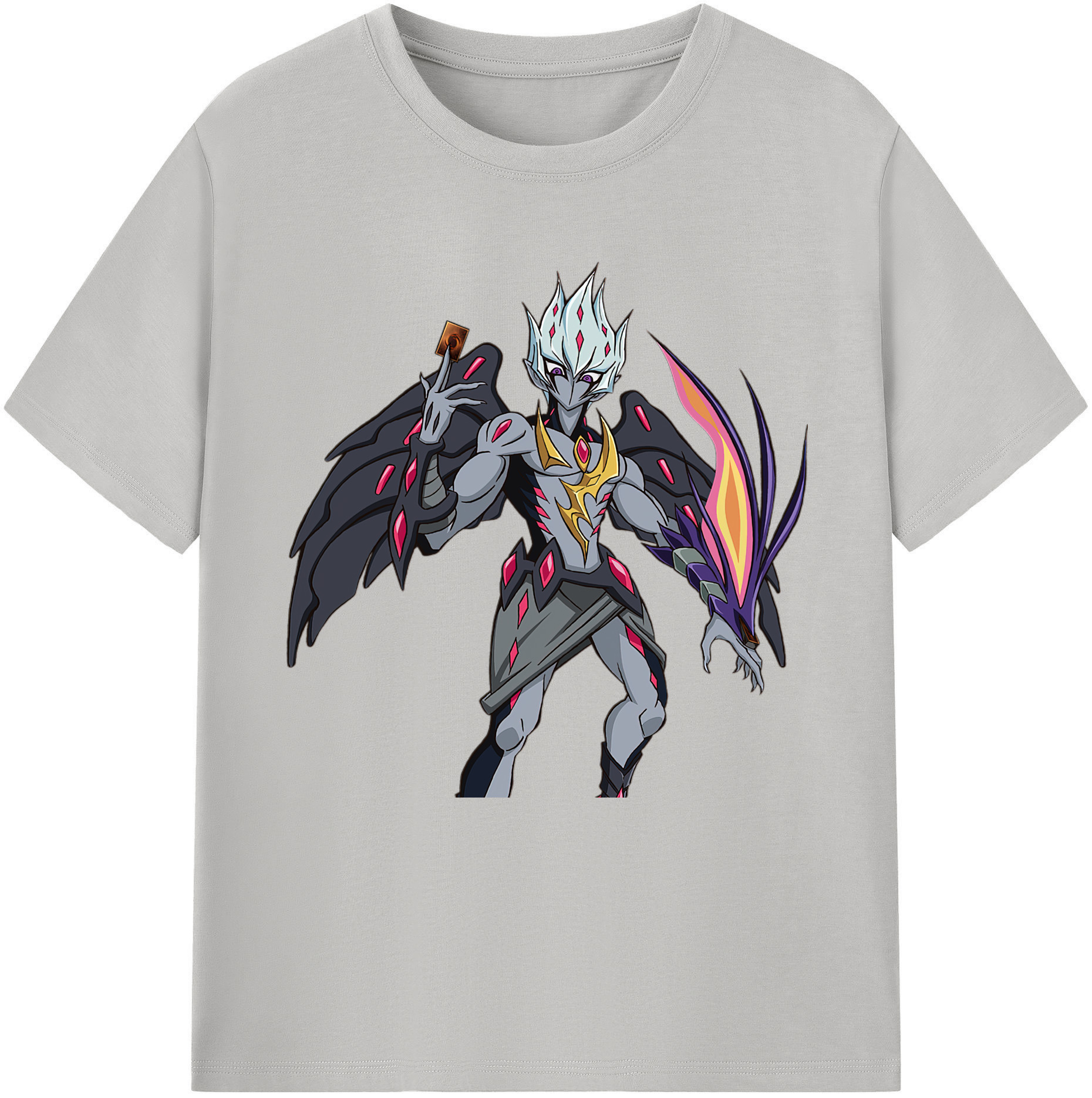（画像用） 遊☆戯☆王 Yu-Gi-Oh! レディースカジュアルプリントTシャツ（綿100％）
