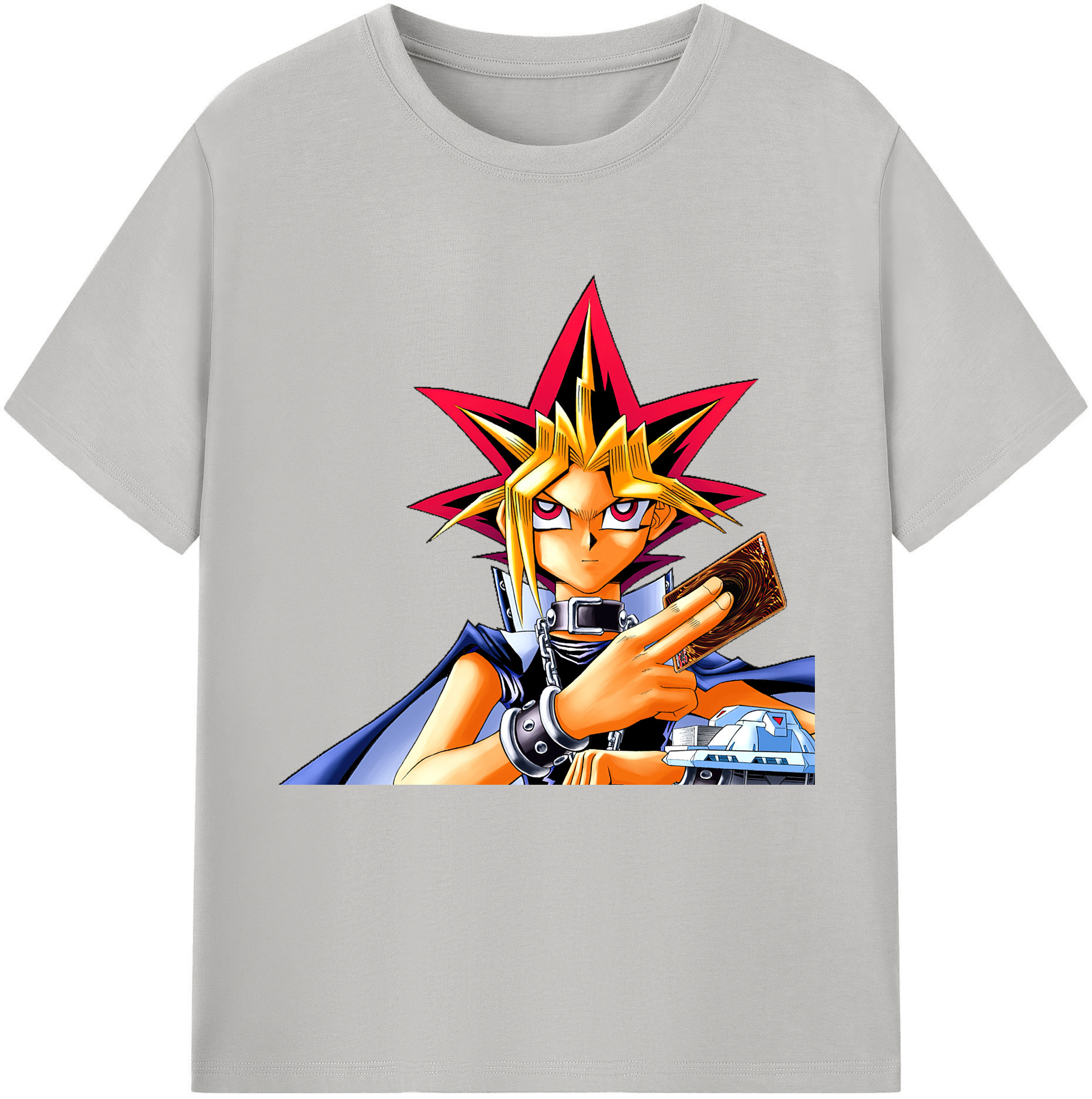 （画像用） 遊☆戯☆王 Yu-Gi-Oh! レディースカジュアルプリントTシャツ（綿100％）