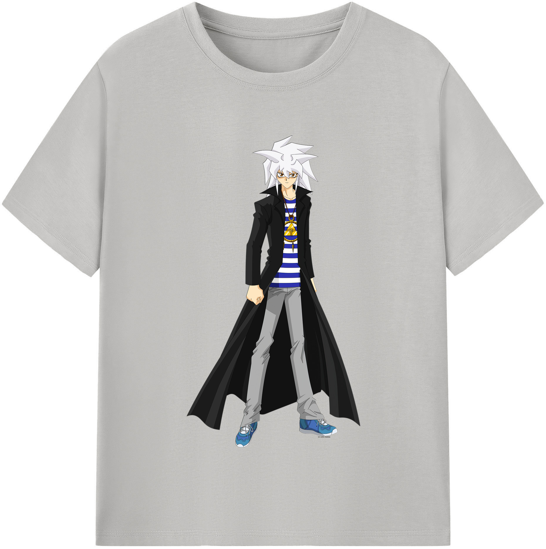 （画像用） 遊☆戯☆王 Yu-Gi-Oh! レディースカジュアルプリントTシャツ（綿100％）