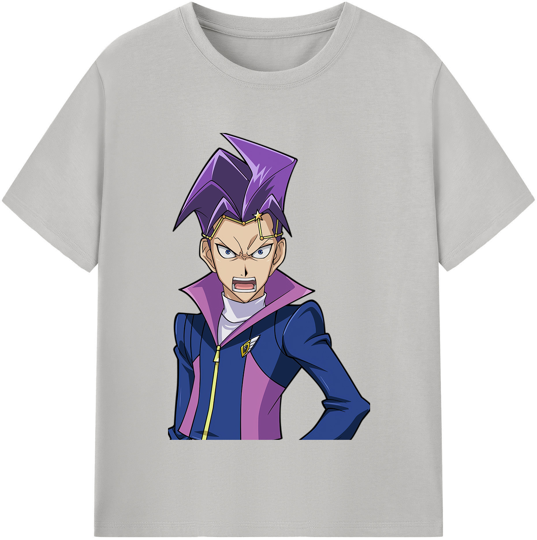 （画像用） 遊☆戯☆王 Yu-Gi-Oh! レディースカジュアルプリントTシャツ（綿100％）