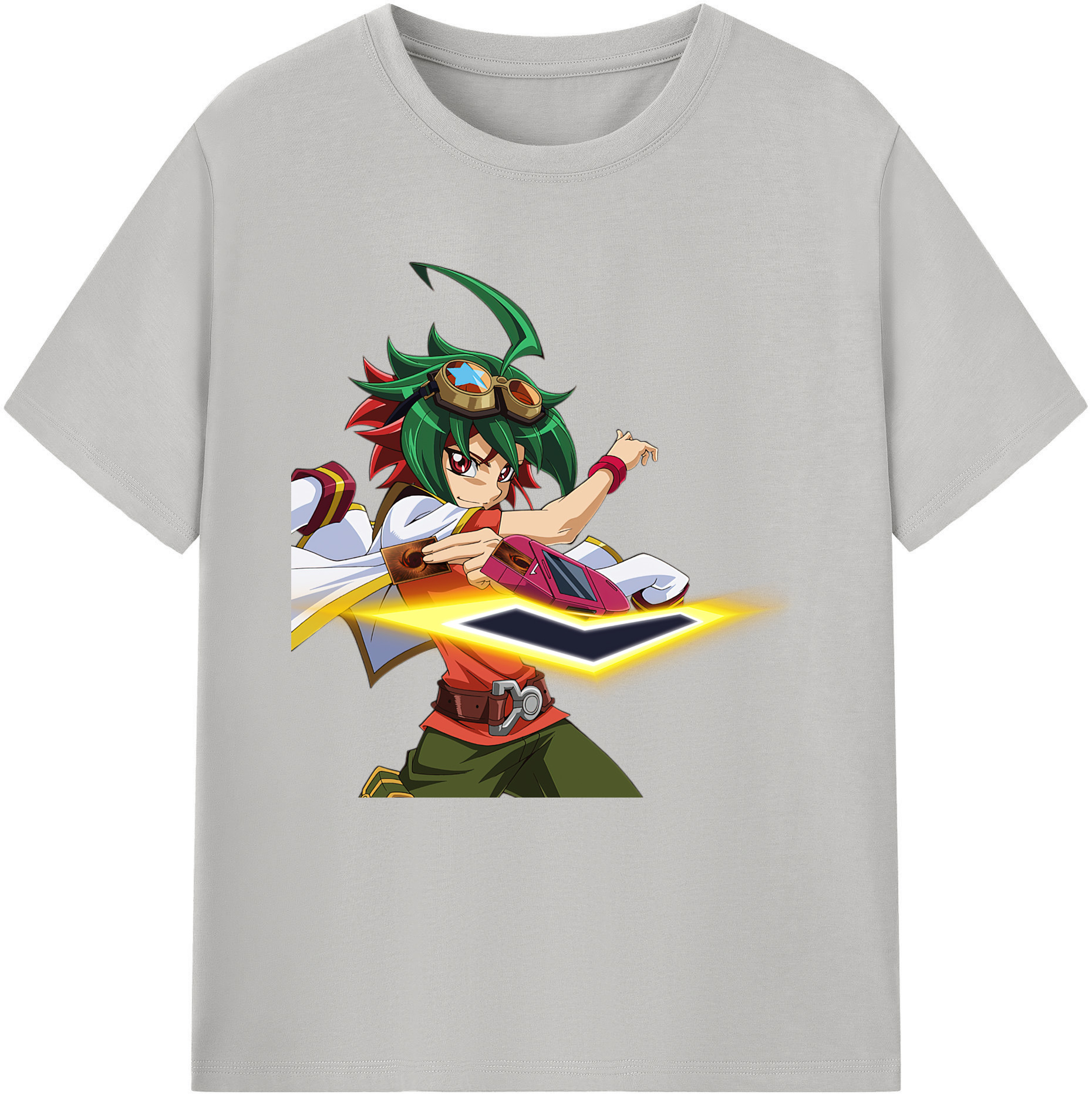（画像用） 遊☆戯☆王 Yu-Gi-Oh! レディースカジュアルプリントTシャツ（綿100％）