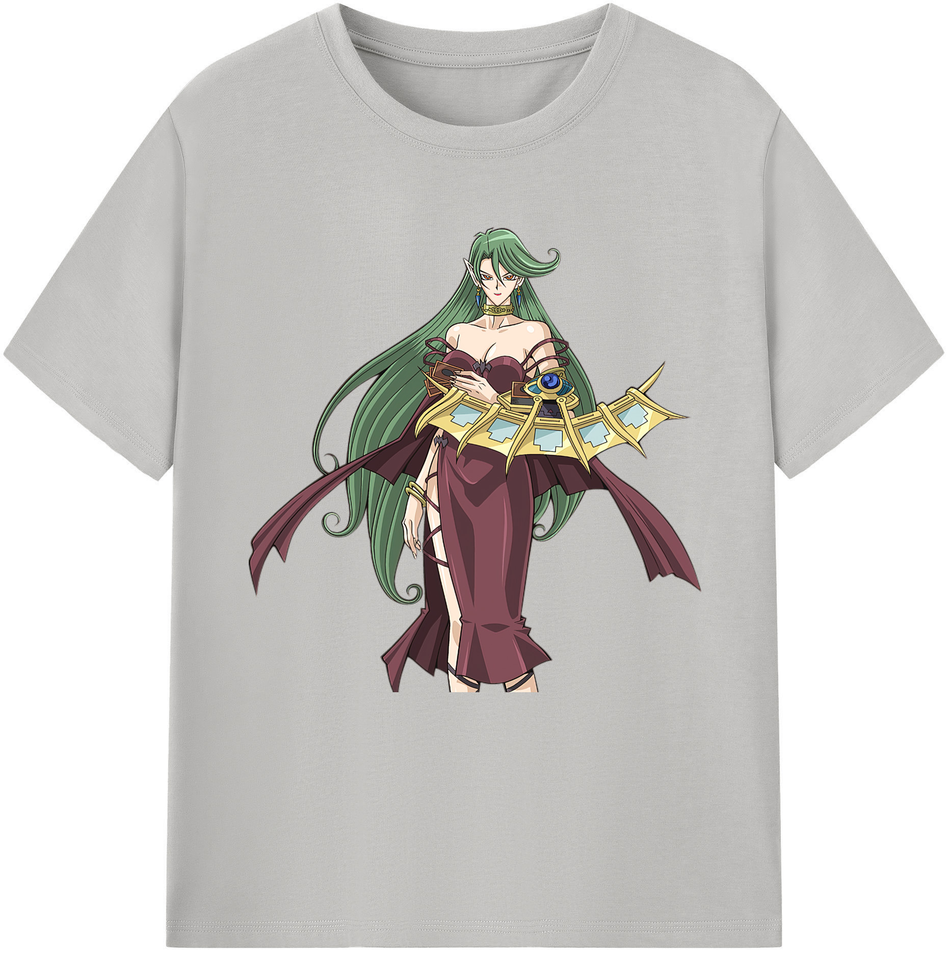 （画像用） 遊☆戯☆王 Yu-Gi-Oh! レディースカジュアルプリントTシャツ（綿100％）