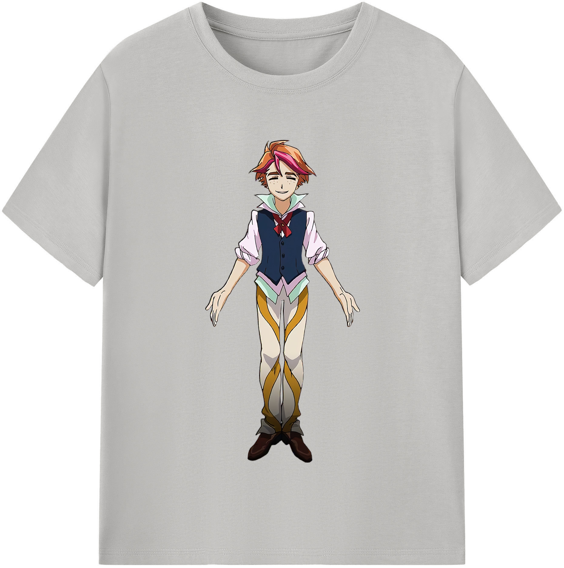 （画像用） 遊☆戯☆王 Yu-Gi-Oh! レディースカジュアルプリントTシャツ（綿100％）