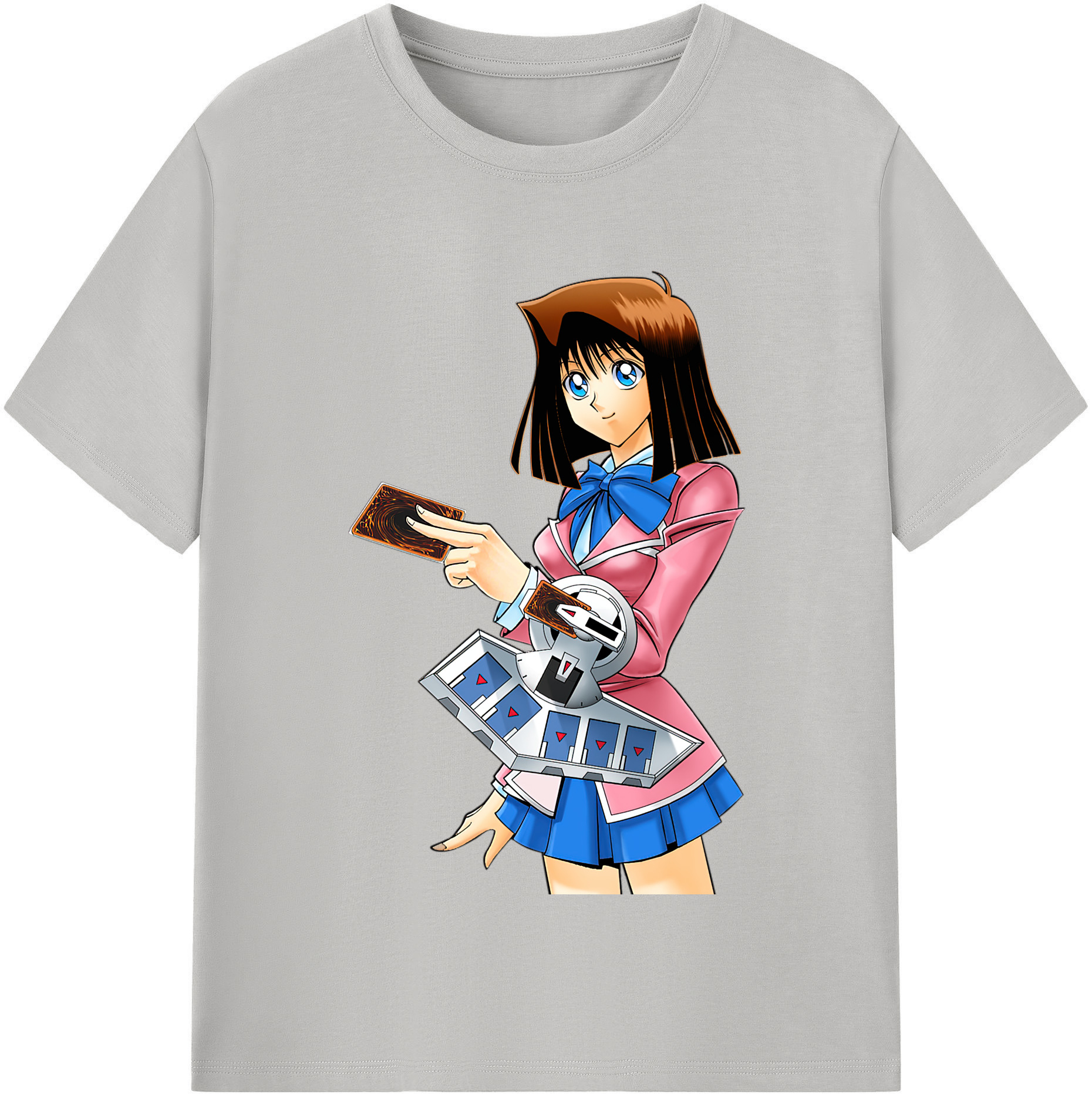 （画像用） 遊☆戯☆王 Yu-Gi-Oh! レディースカジュアルプリントTシャツ（綿100％）