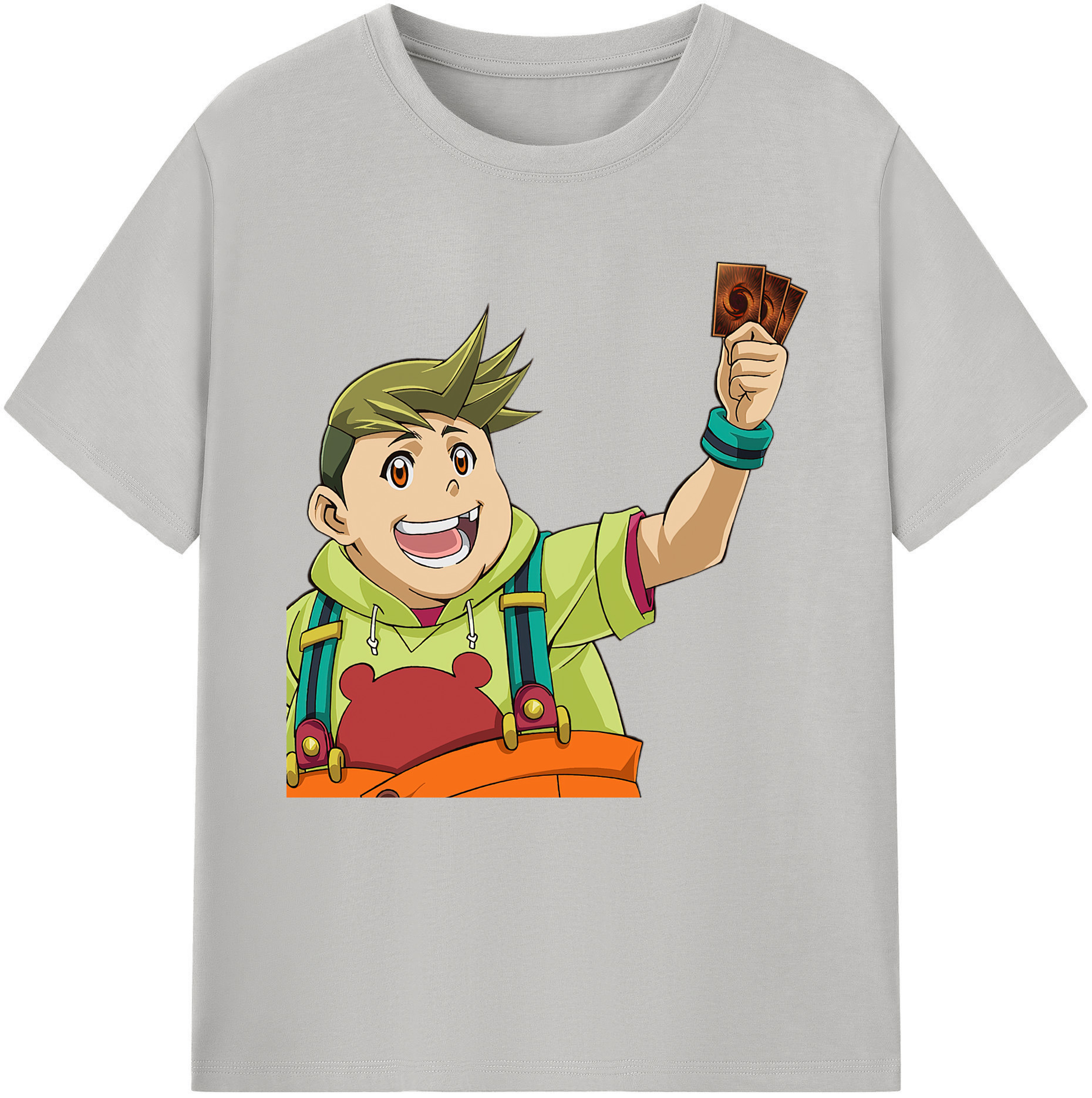 （画像用） 遊☆戯☆王 Yu-Gi-Oh! レディースカジュアルプリントTシャツ（綿100％）