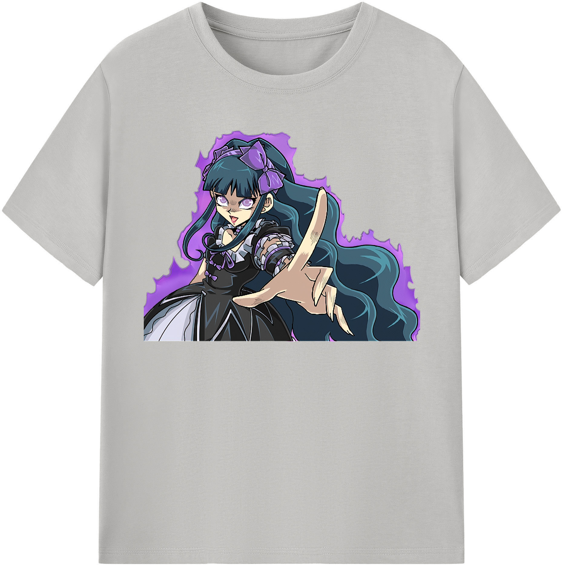 （画像用） 遊☆戯☆王 Yu-Gi-Oh! レディースカジュアルプリントTシャツ（綿100％）