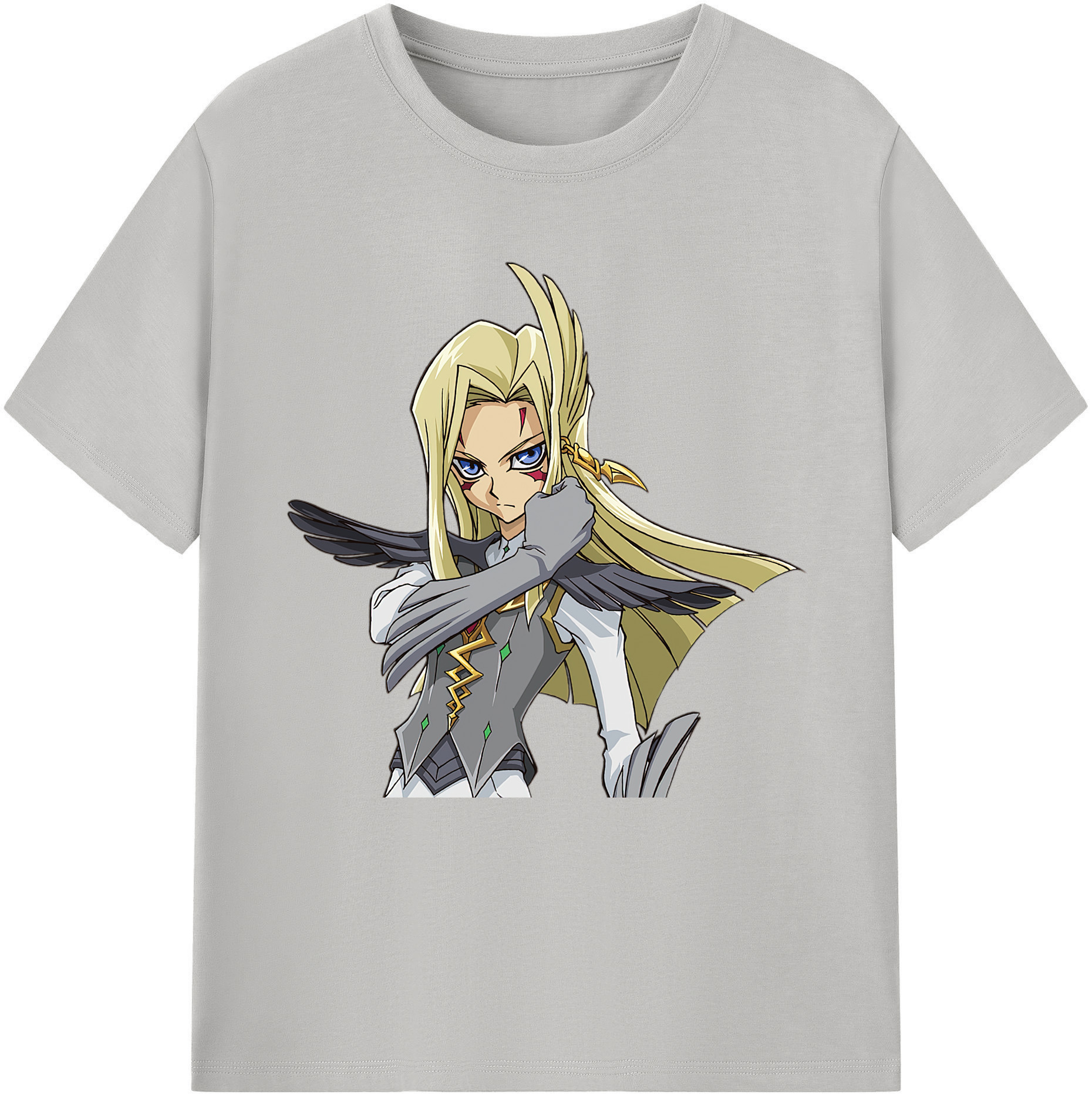 （画像用） 遊☆戯☆王 Yu-Gi-Oh! レディースカジュアルプリントTシャツ（綿100％）