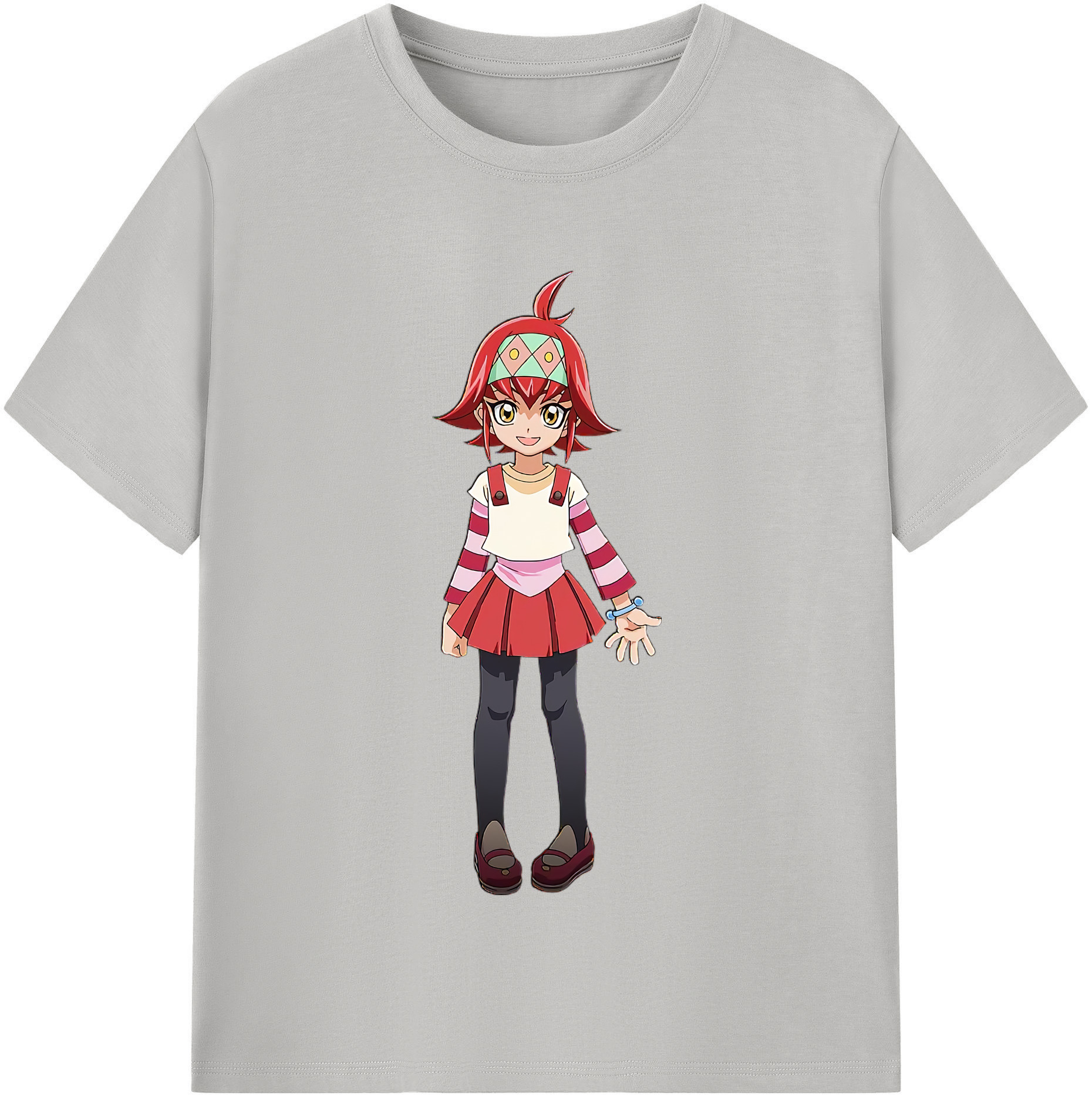 （画像用） 遊☆戯☆王 Yu-Gi-Oh! レディースカジュアルプリントTシャツ（綿100％）