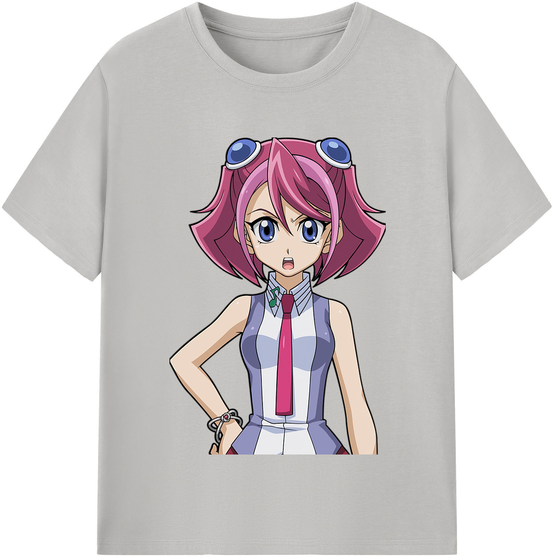 （画像用） 遊☆戯☆王 Yu-Gi-Oh! レディースカジュアルプリントTシャツ（綿100％）