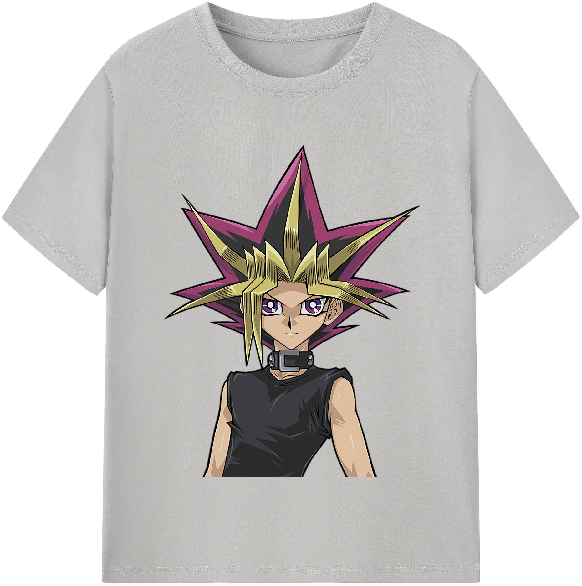 （画像用） 遊☆戯☆王 Yu-Gi-Oh! レディースカジュアルプリントTシャツ（綿100％）