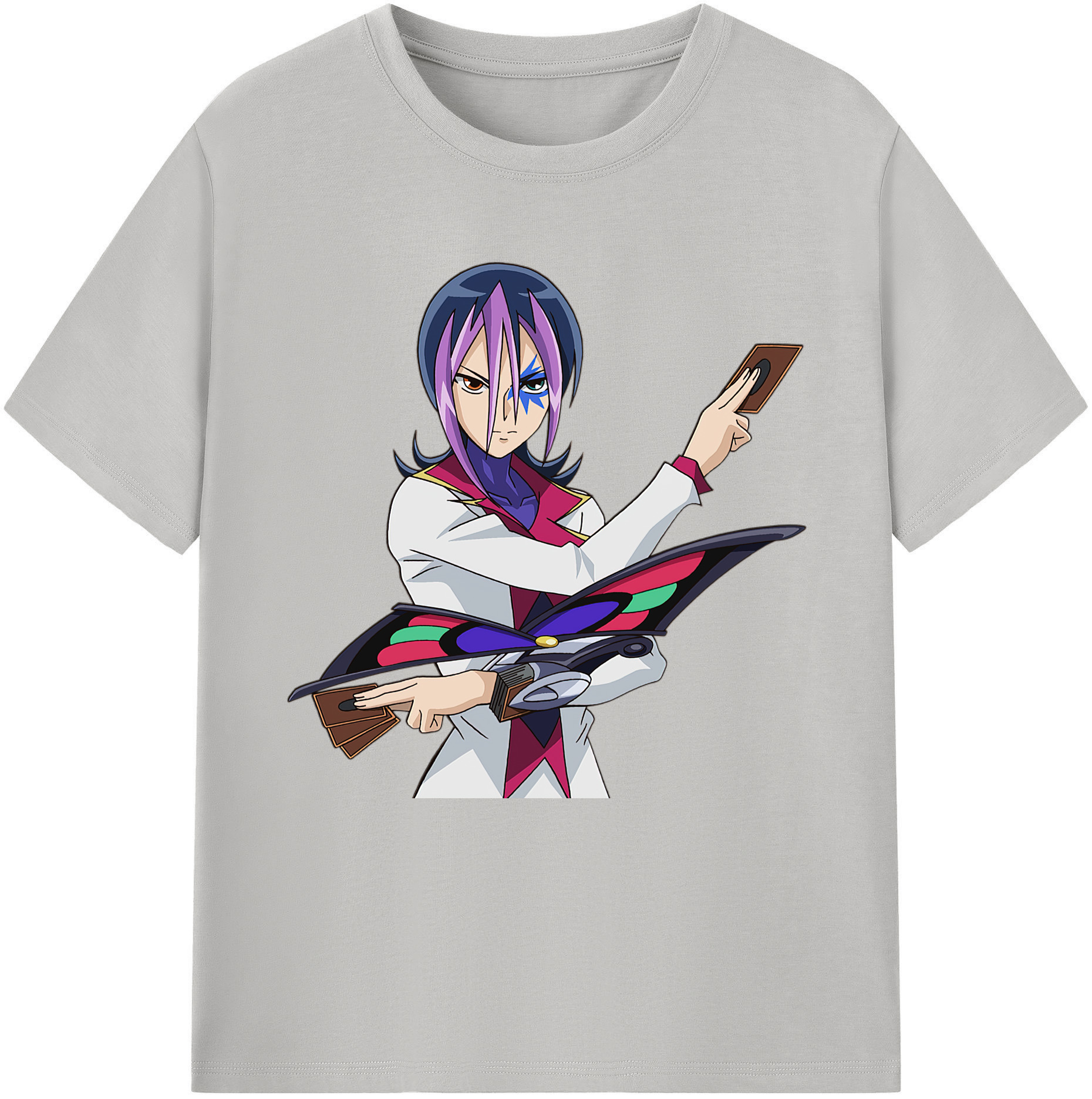（画像用） 遊☆戯☆王 Yu-Gi-Oh! レディースカジュアルプリントTシャツ（綿100％）
