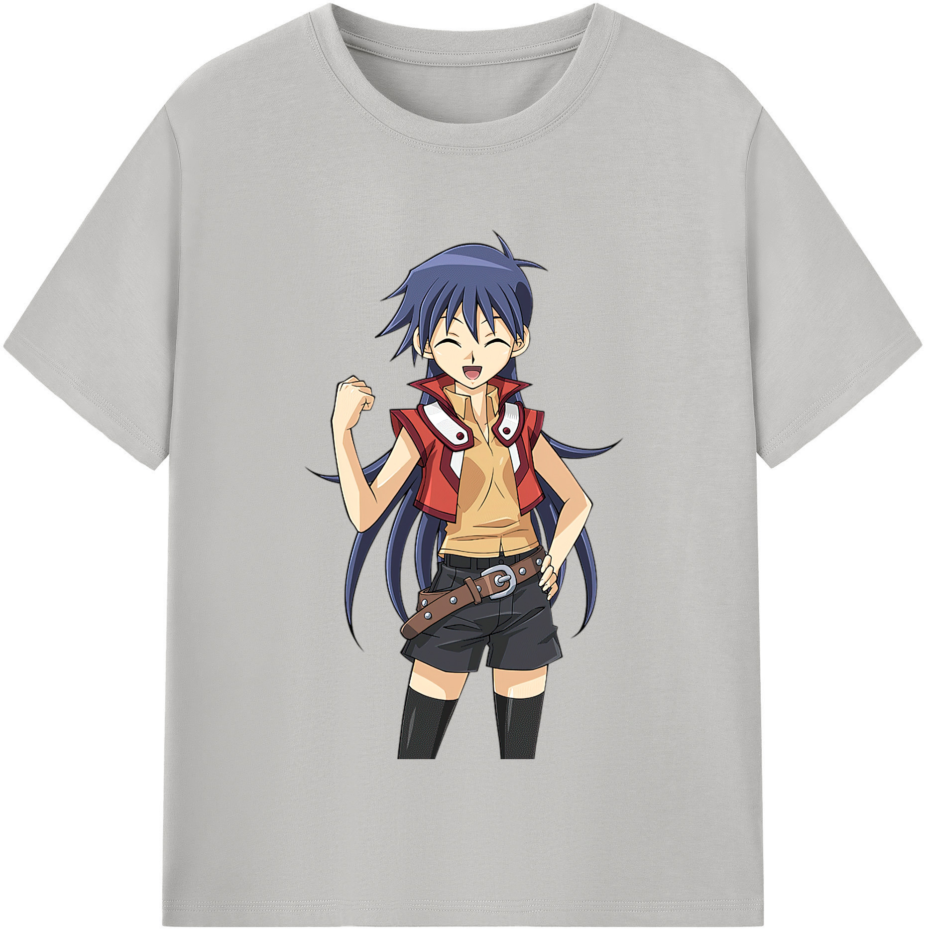 （画像用） 遊☆戯☆王 Yu-Gi-Oh! レディースカジュアルプリントTシャツ（綿100％）