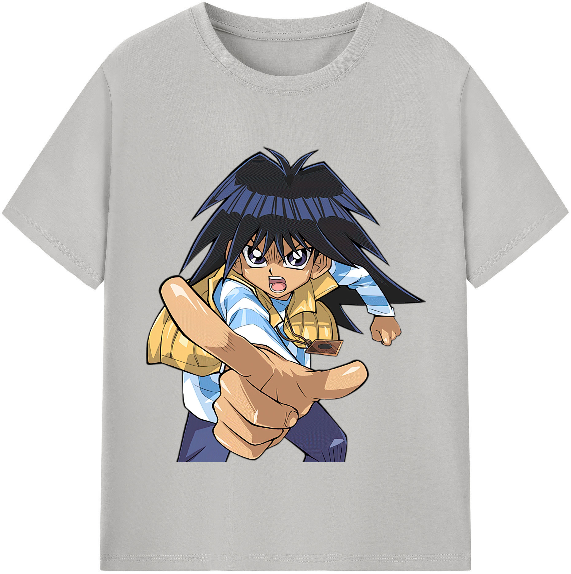 （画像用） 遊☆戯☆王 Yu-Gi-Oh! レディースカジュアルプリントTシャツ（綿100％）