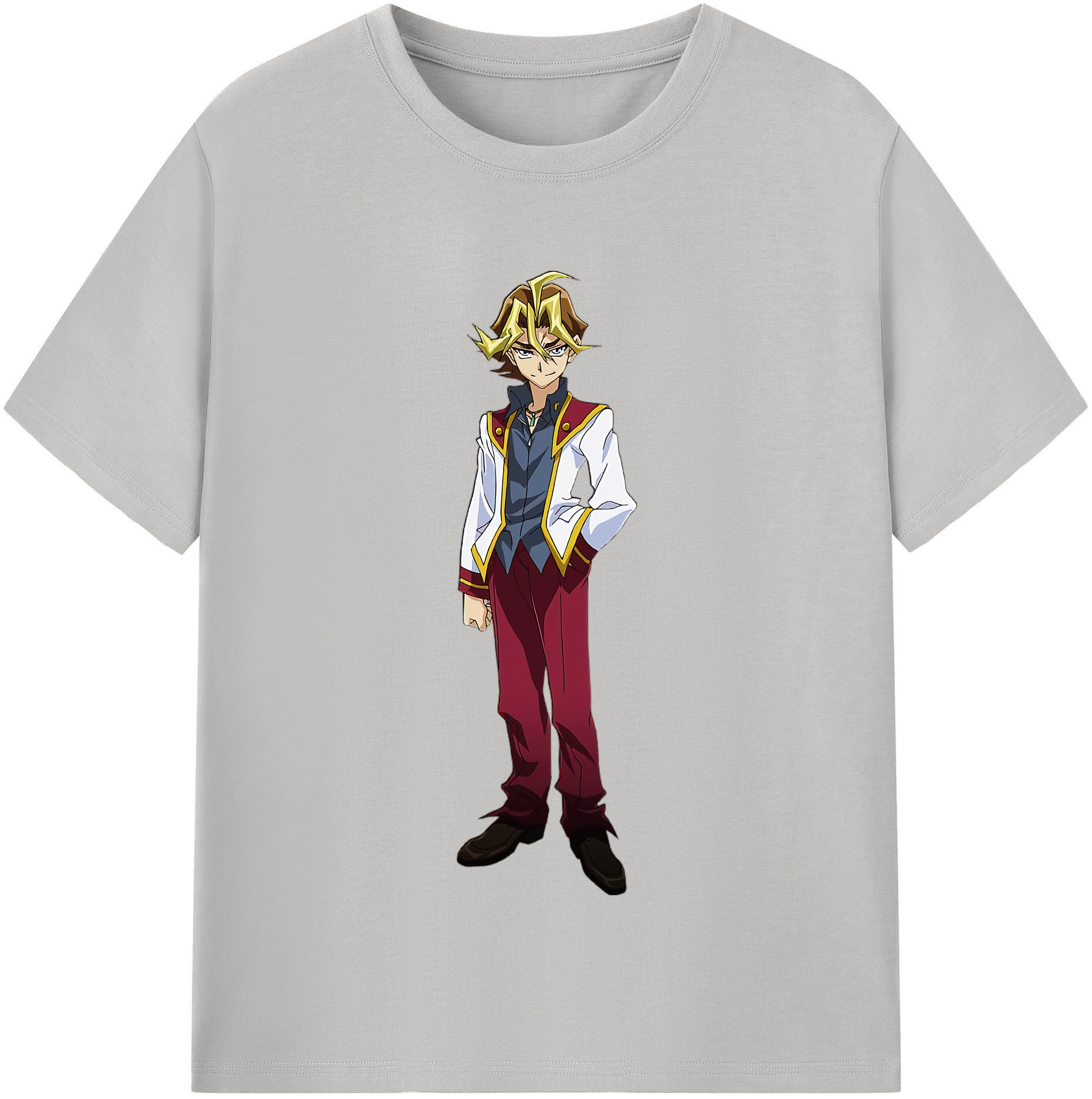 （画像用） 遊☆戯☆王 Yu-Gi-Oh! レディースカジュアルプリントTシャツ（綿100％）