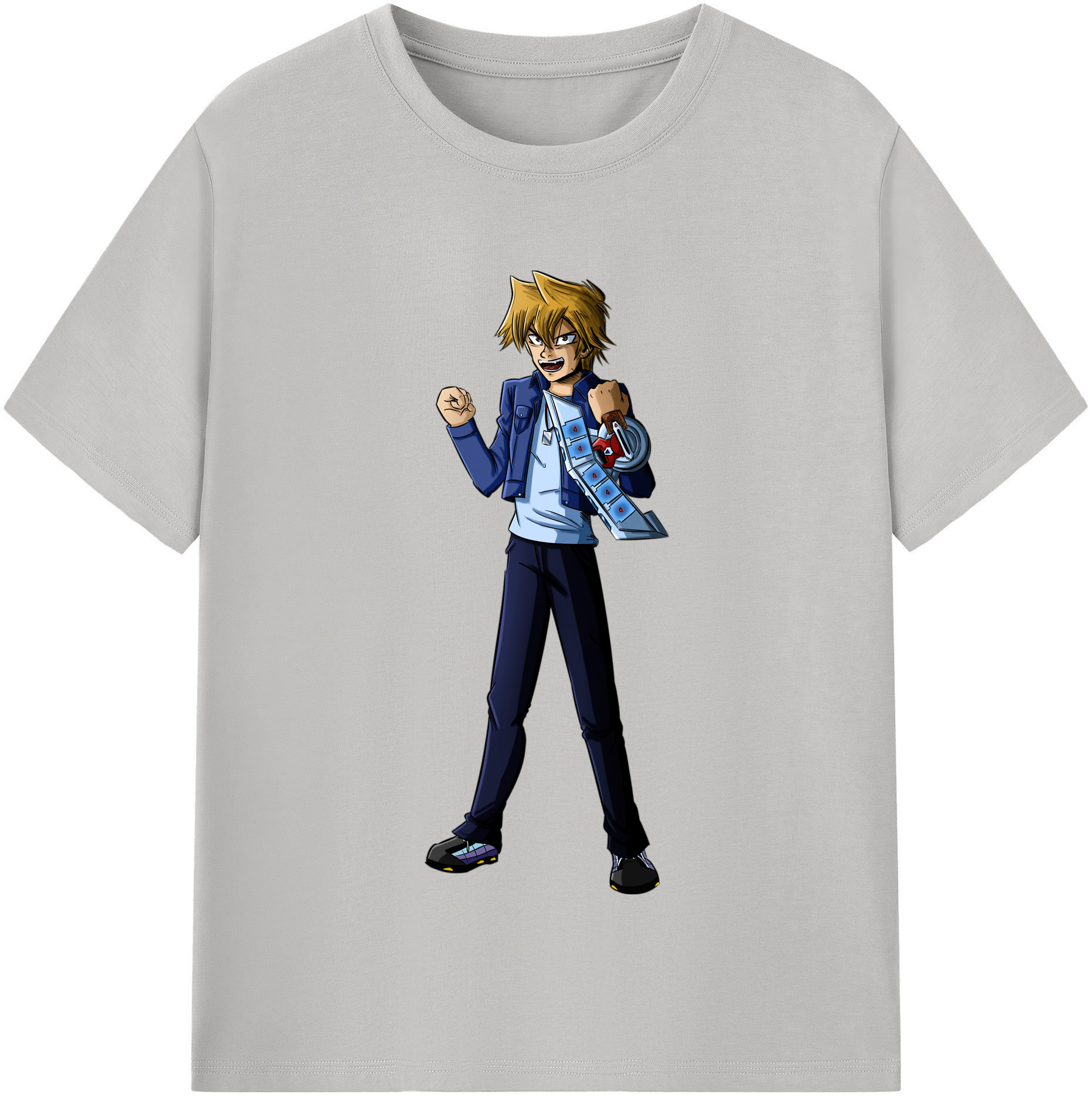 （画像用） 遊☆戯☆王 Yu-Gi-Oh! レディースカジュアルプリントTシャツ（綿100％）