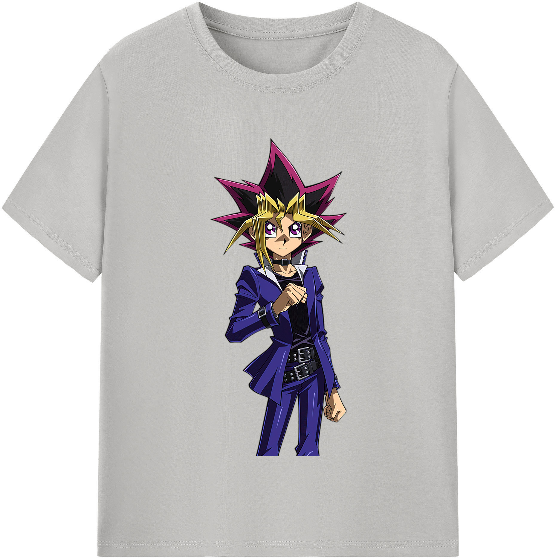 （画像用） 遊☆戯☆王 Yu-Gi-Oh! レディースカジュアルプリントTシャツ（綿100％）
