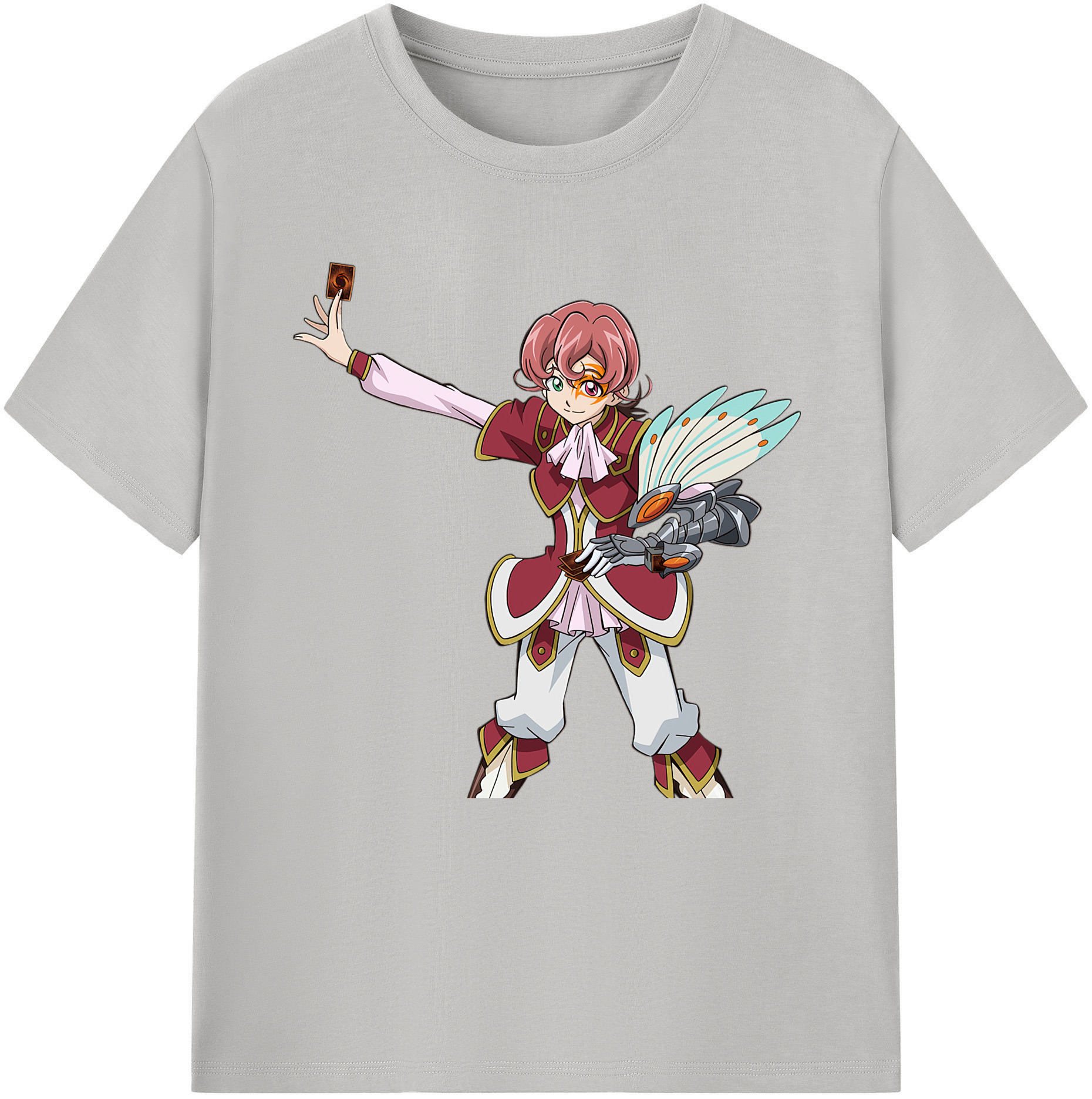（画像用） 遊☆戯☆王 Yu-Gi-Oh! レディースカジュアルプリントTシャツ（綿100％）