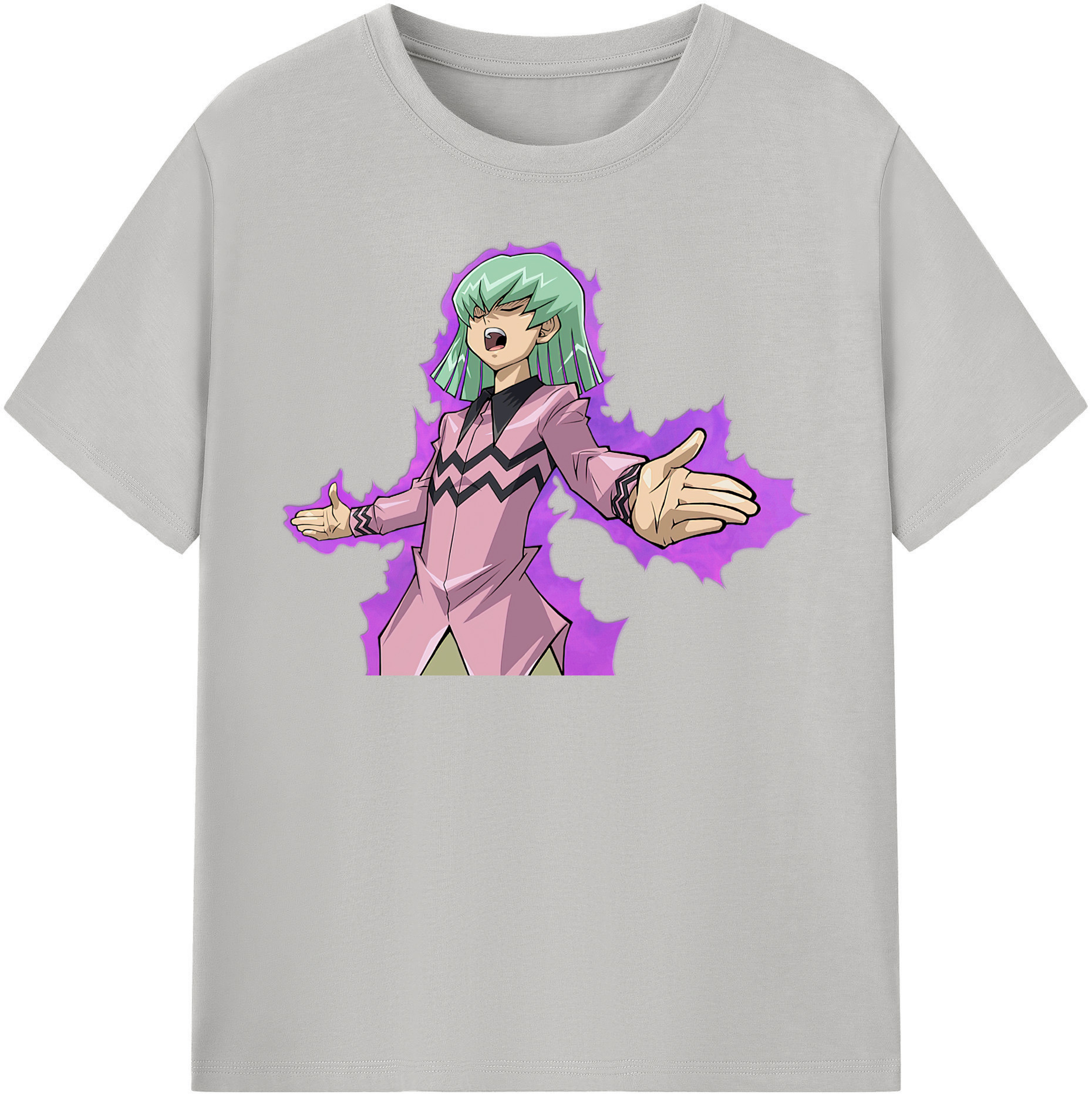 （画像用） 遊☆戯☆王 Yu-Gi-Oh! レディースカジュアルプリントTシャツ（綿100％）