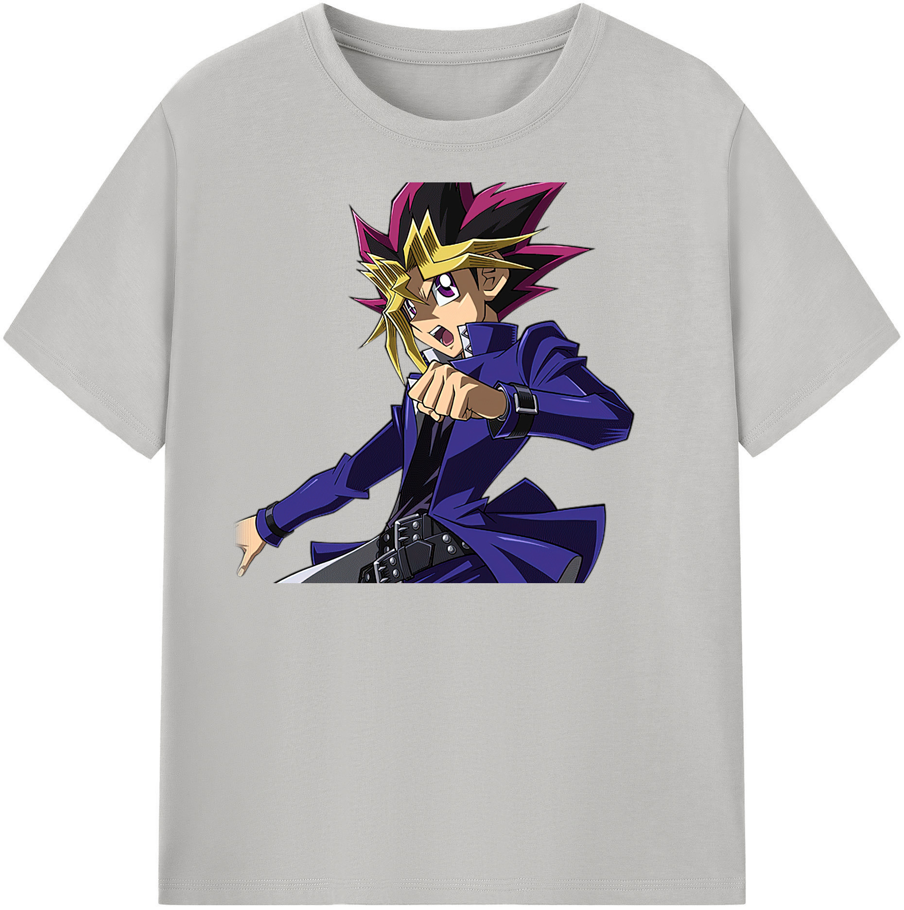 （画像用） 遊☆戯☆王 Yu-Gi-Oh! レディースカジュアルプリントTシャツ（綿100％）
