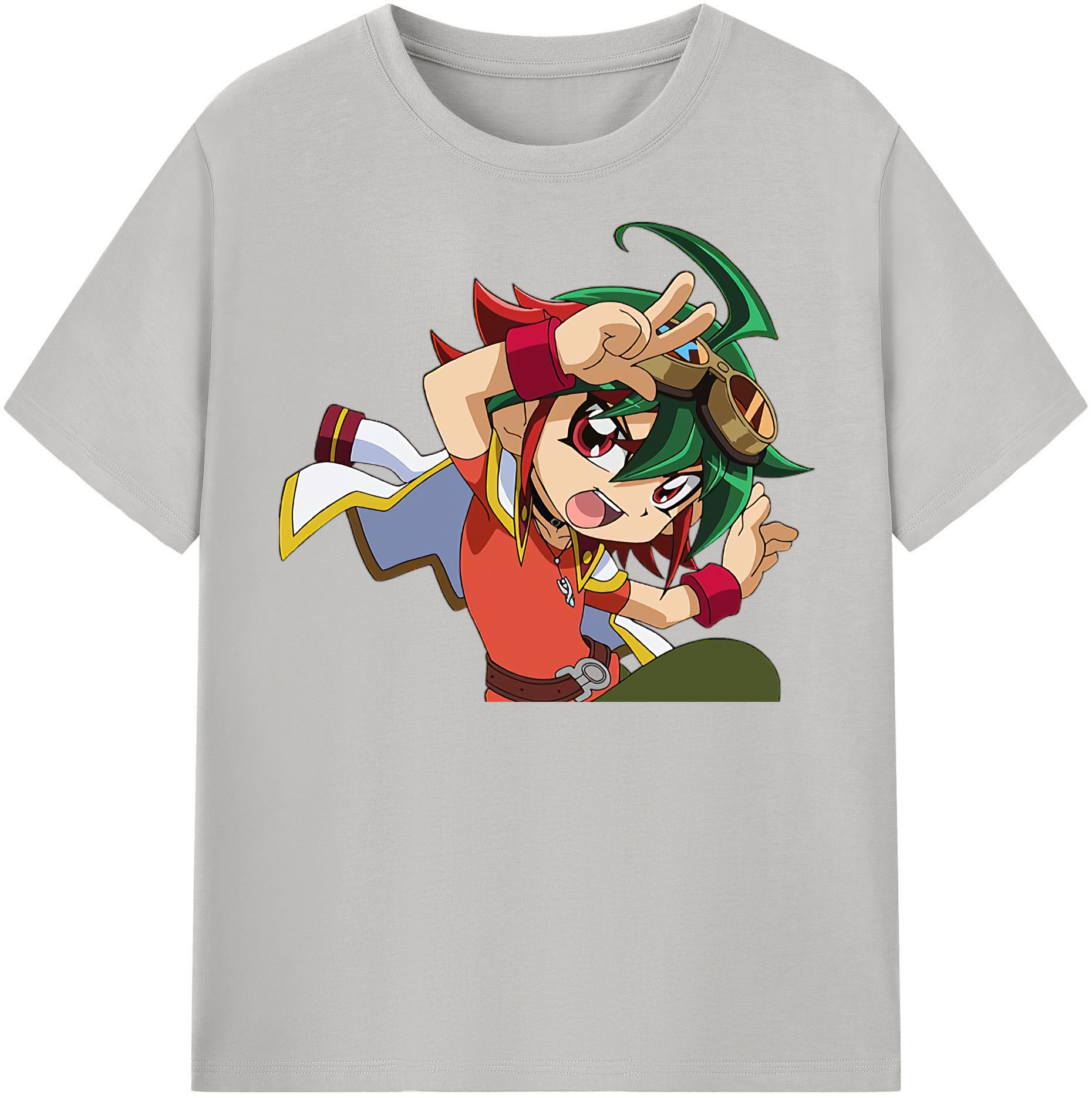 （画像用） 遊☆戯☆王 Yu-Gi-Oh! レディースカジュアルプリントTシャツ（綿100％）