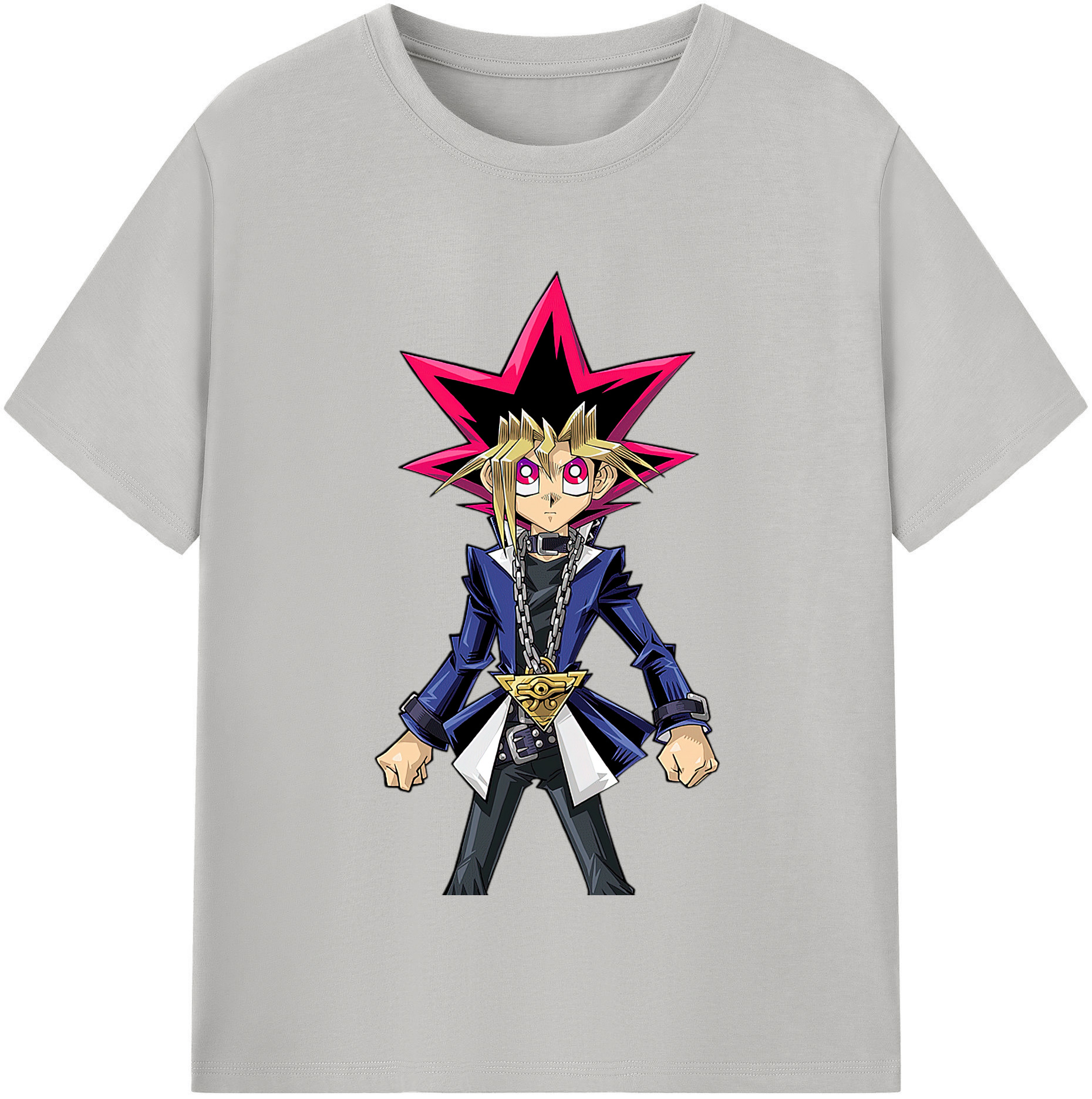（画像用） 遊☆戯☆王 Yu-Gi-Oh! レディースカジュアルプリントTシャツ（綿100％）