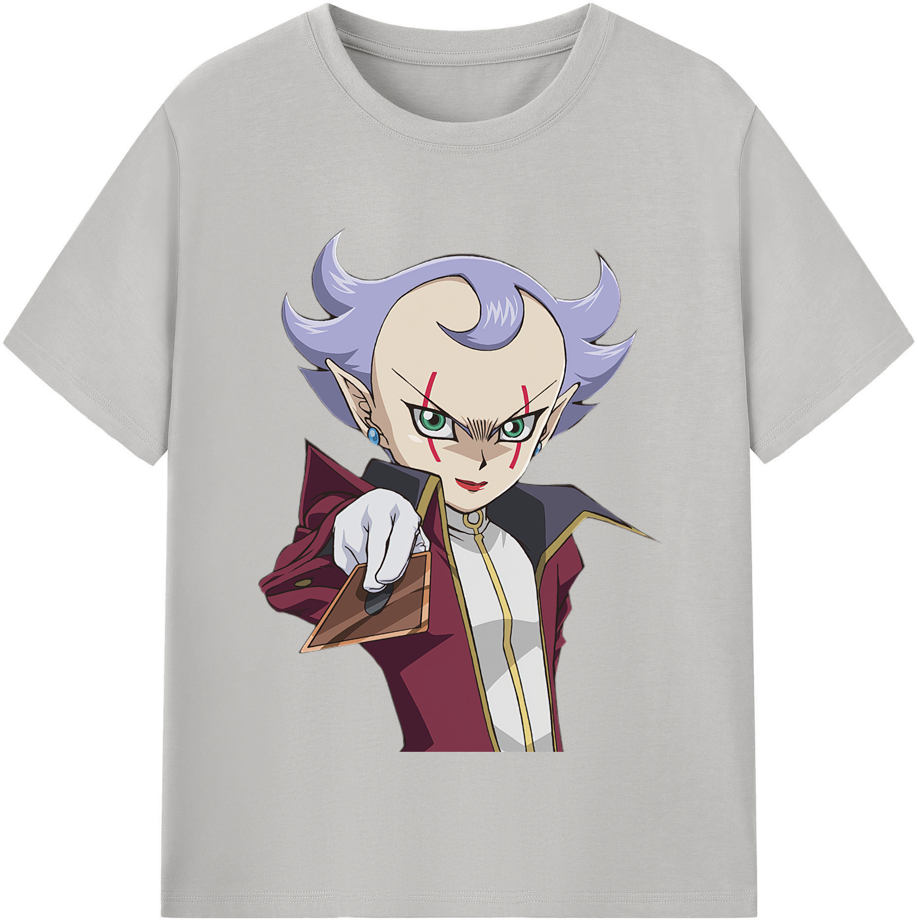 （画像用） 遊☆戯☆王 Yu-Gi-Oh! レディースカジュアルプリントTシャツ（綿100％）