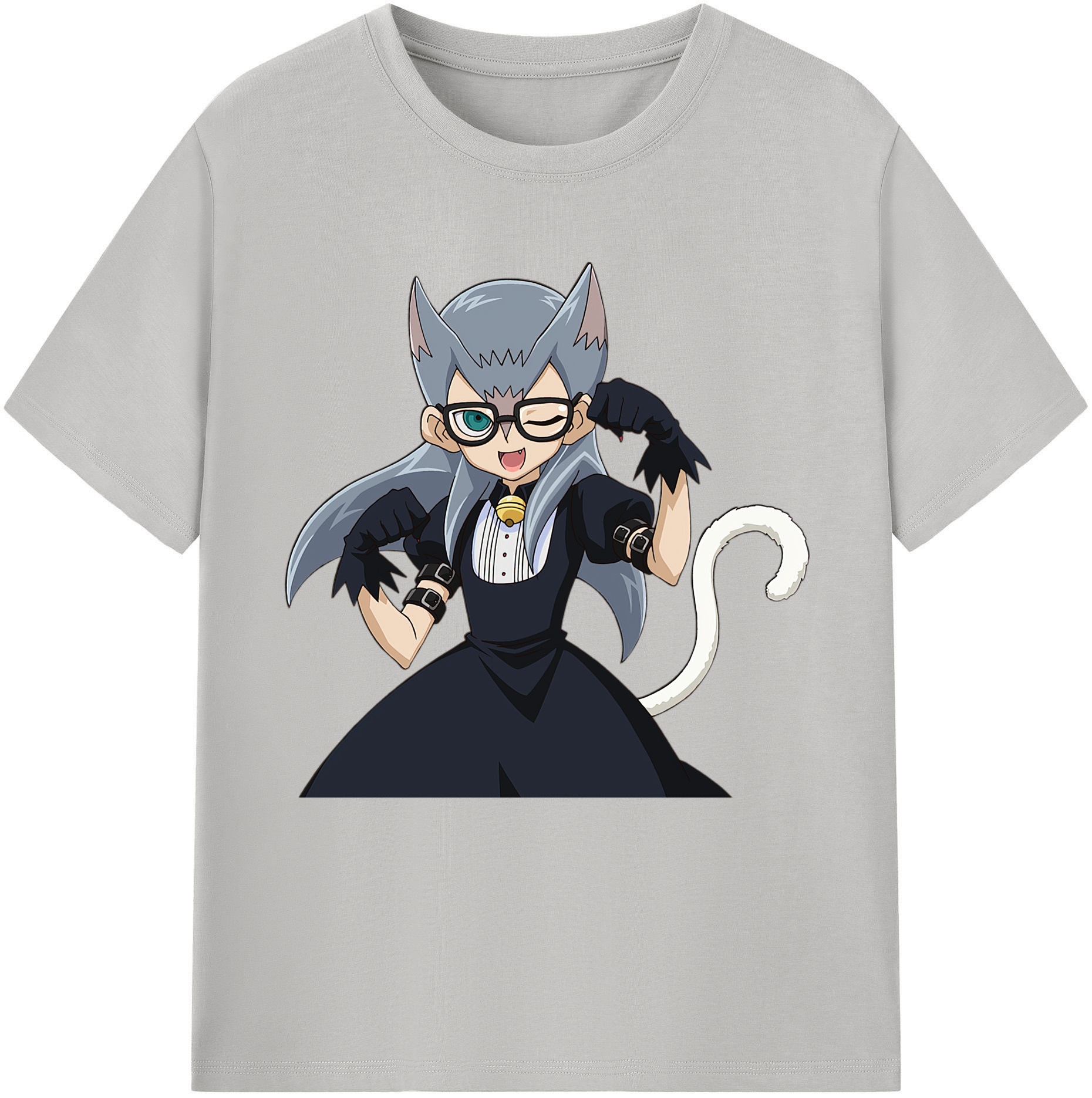 （画像用） 遊☆戯☆王 Yu-Gi-Oh! レディースカジュアルプリントTシャツ（綿100％）