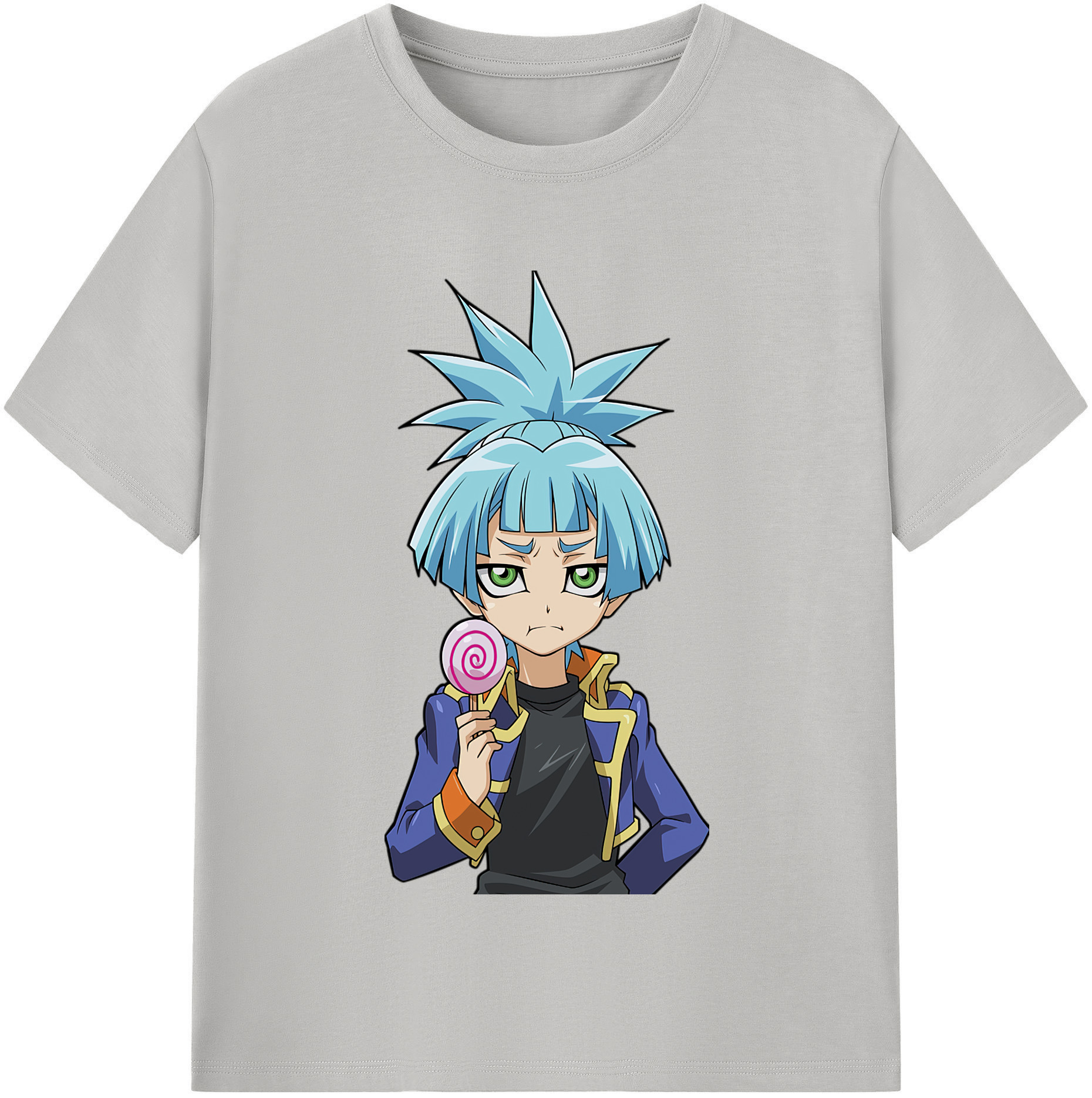 （画像用） 遊☆戯☆王 Yu-Gi-Oh! レディースカジュアルプリントTシャツ（綿100％）