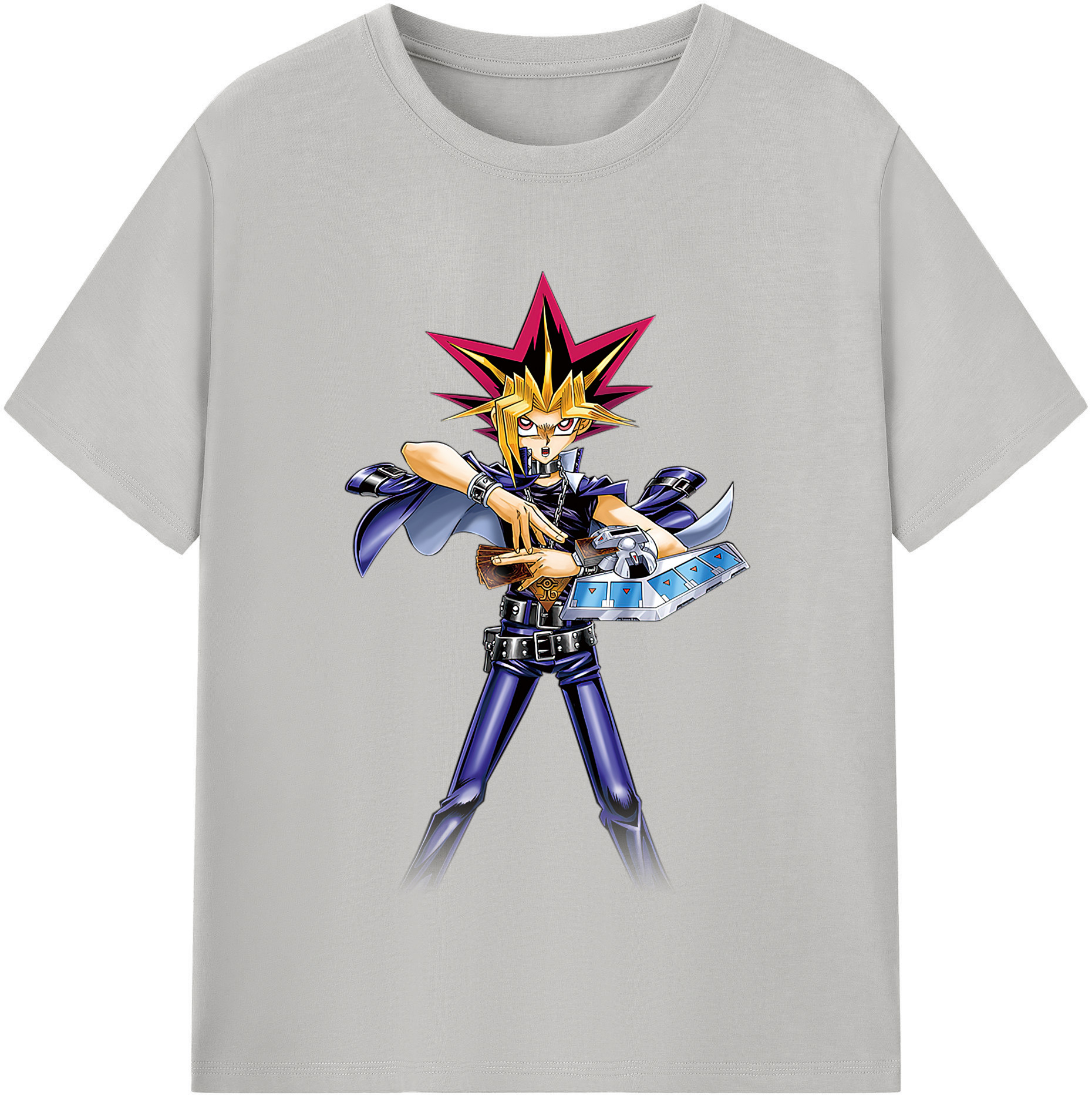 （画像用） 遊☆戯☆王 Yu-Gi-Oh! レディースカジュアルプリントTシャツ（綿100％）